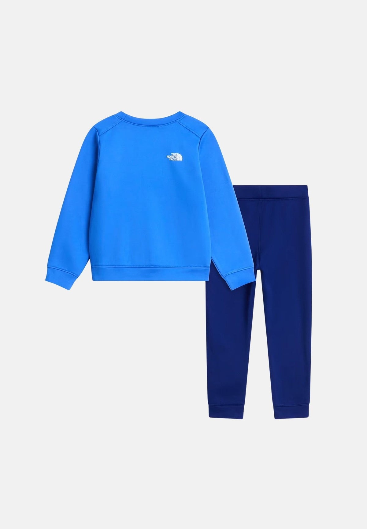 THE NORTH FACE Tuta SIMPLE DOME blu da bambino con felpa girocollo e pantalone coordinato NF0A8CV0RC71 . THE NORTH FACE