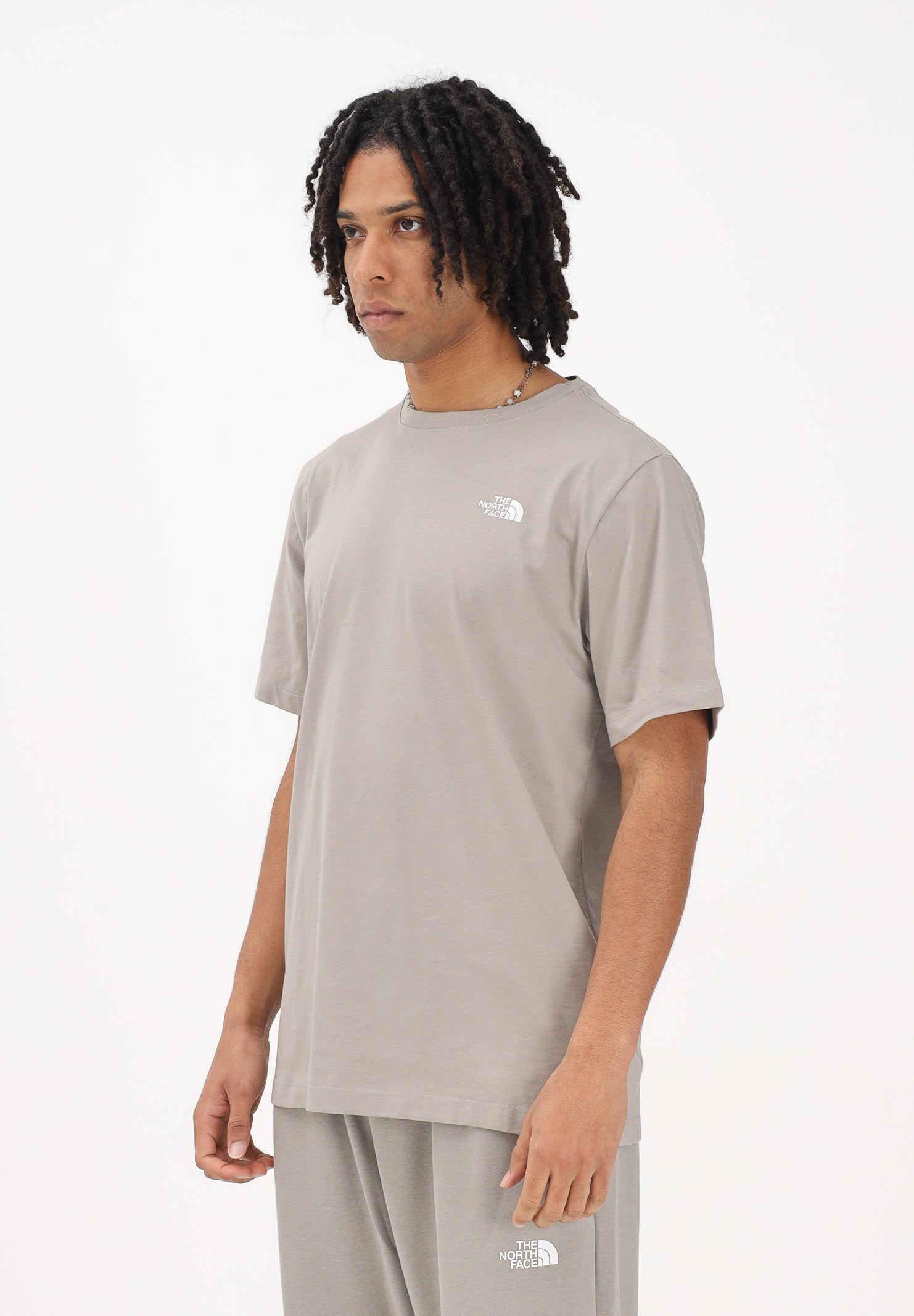 THE NORTH FACE T-shirt a manica corta Evolution Simple Dome Regular fango da uomo NF0A8CZ22MB1 . THE NORTH FACE