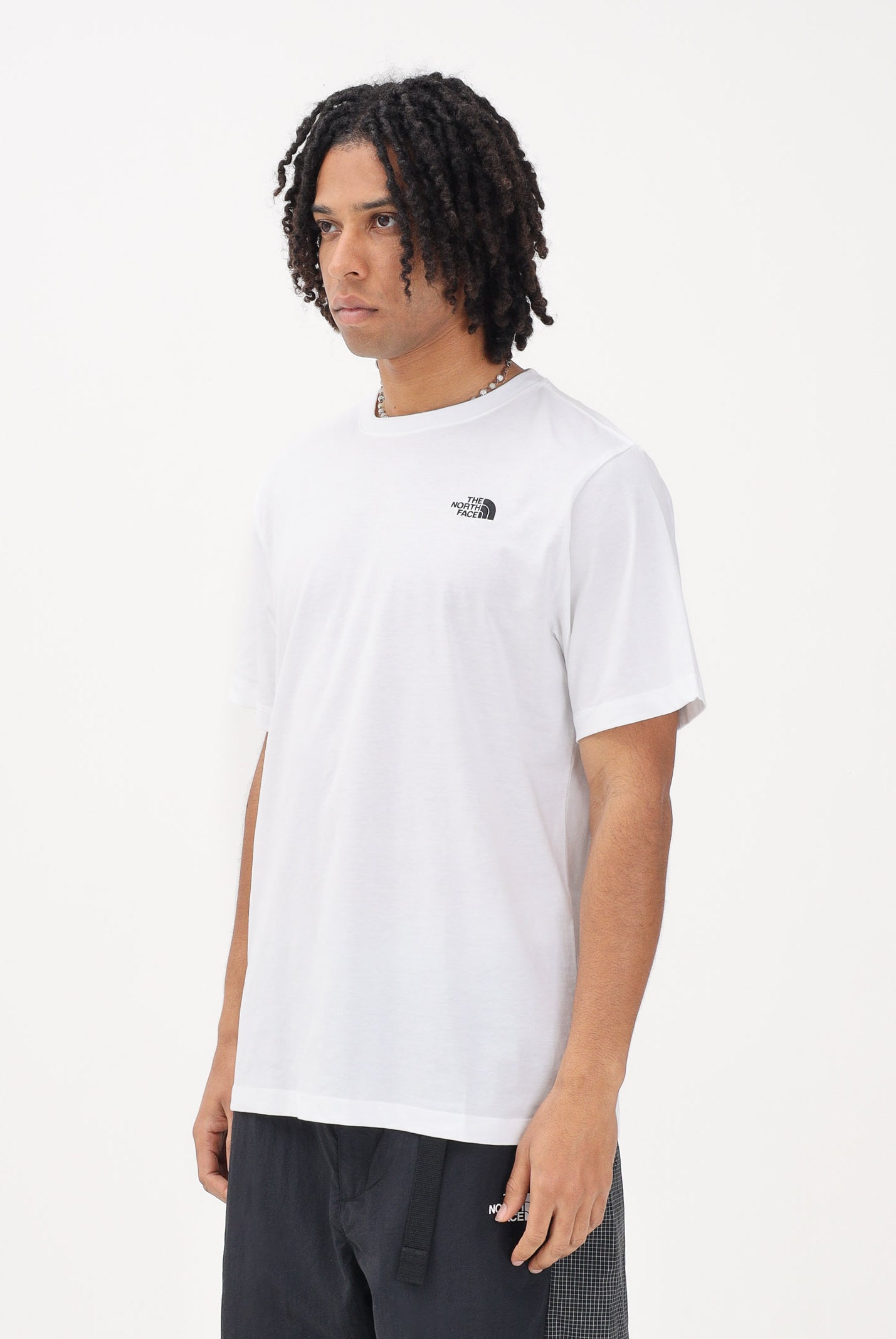 THE NORTH FACE T-shirt a manica corta Evolution Simple Dome Regular bianca da uomo NF0A8CZ2FN41 . THE NORTH FACE