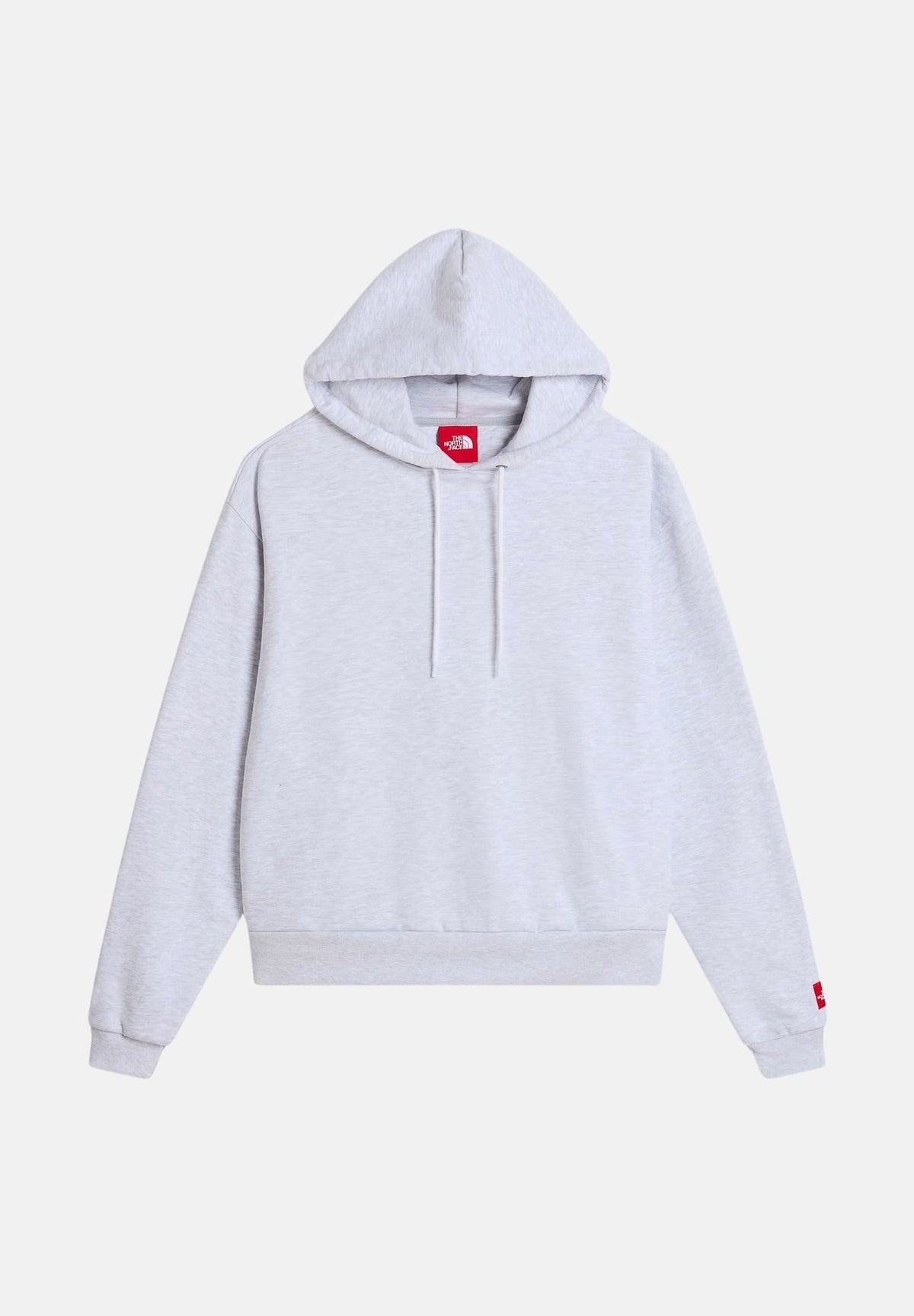THE NORTH FACE Felpa con cappuccio FINE HOODIE grigio da uomo con tasca a marsupio frontale. NF0A8EFZE041 . THE NORTH FACE