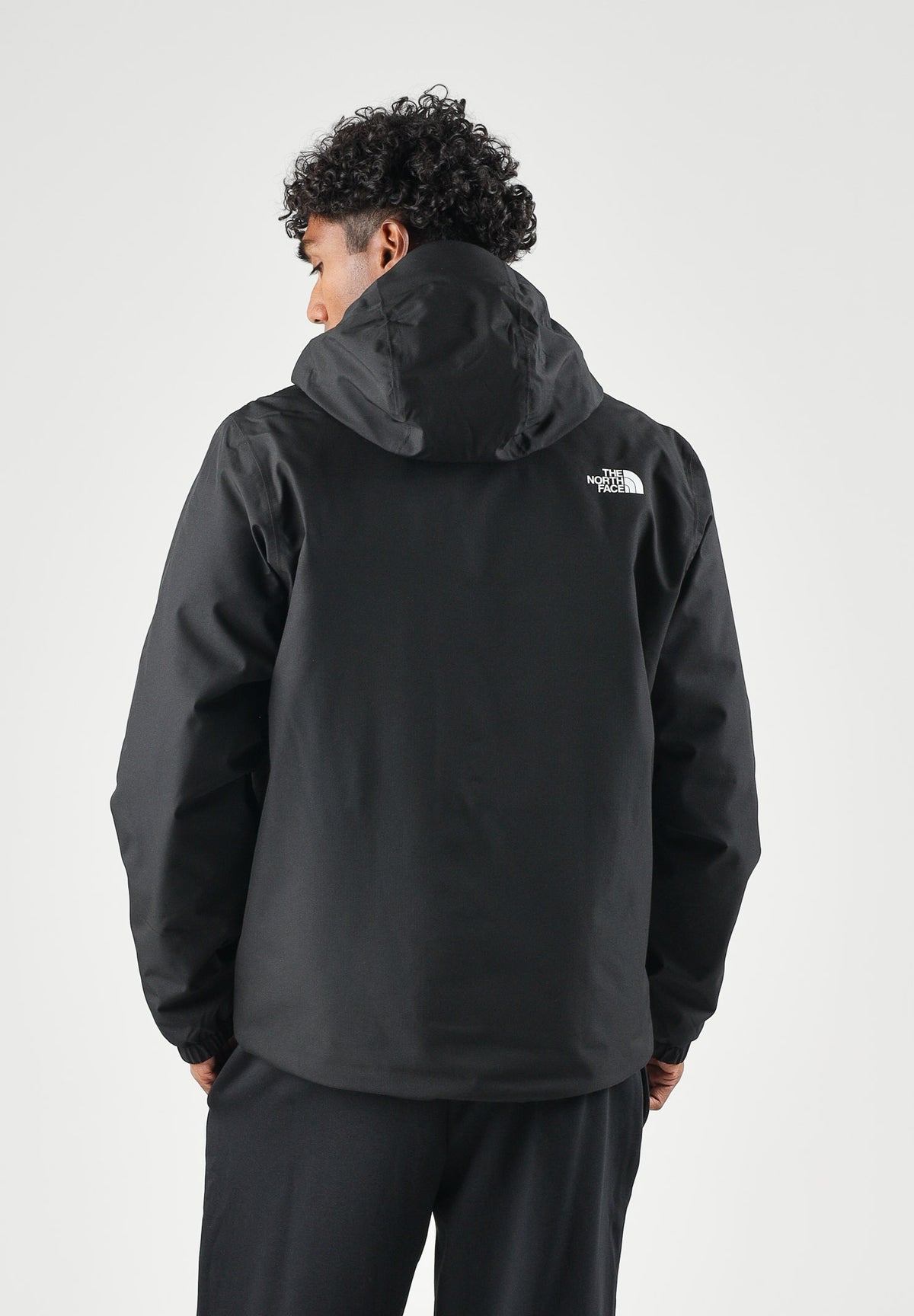THE NORTH FACE Giacca a vento ANTORA JACKET nera da uomo con cappuccio e chiusura a zip intera. NF0A8G0TJK31 . THE NORTH FACE