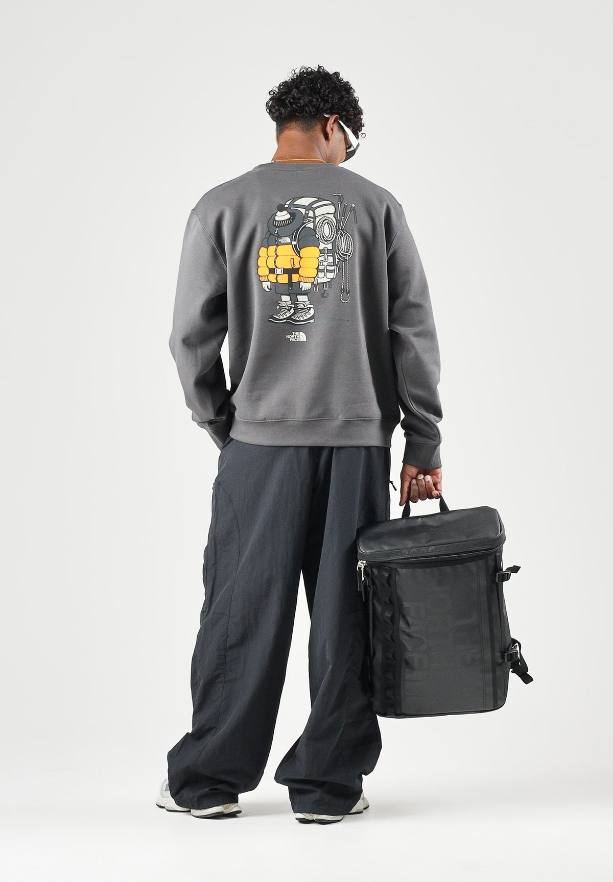 THE NORTH FACE Pantaloni Unisex NSE BELTED PANTS in Nylon Nero<BR/> NF0A8G95JK31 . THE NORTH FACE