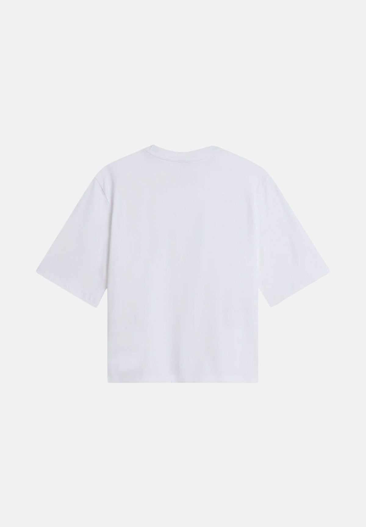 THE NORTH FACE T-shirt manica corta SIMPLE DOME bianca da donna con piccolo logo stampato sul petto. NF0A8H71FN41 . THE NORTH FACE