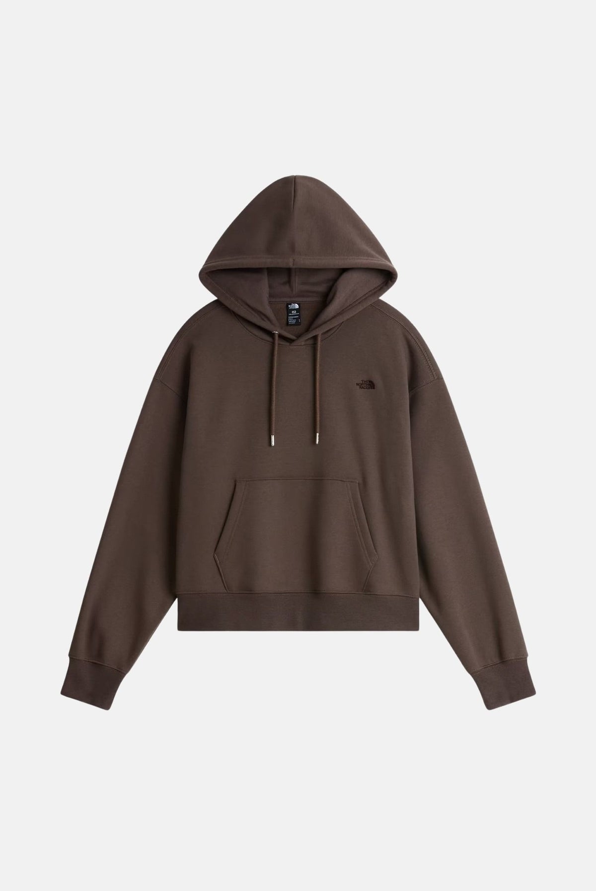 THE NORTH FACE Felpa con cappuccio SIMPLE DOME HOODIE marrone da donna con tasca a marsupio frontale. NF0A8HBX1OI1 . THE NORTH FACE