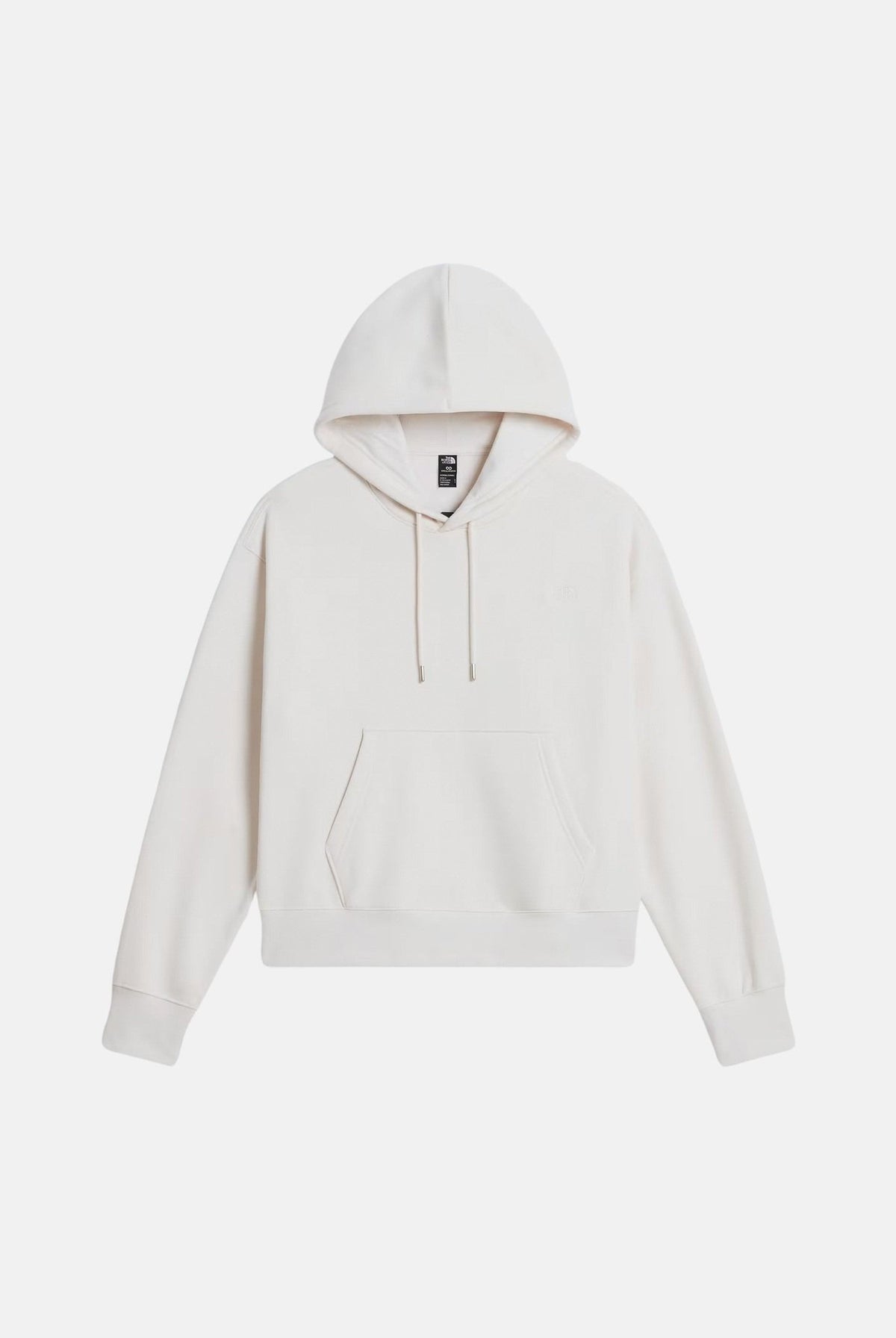 THE NORTH FACE Felpa con cappuccio SIMPLE DOME HOODIE bianco panna da donna con tasca a marsupio frontale. NF0A8HBX3IE1 . THE NORTH FACE