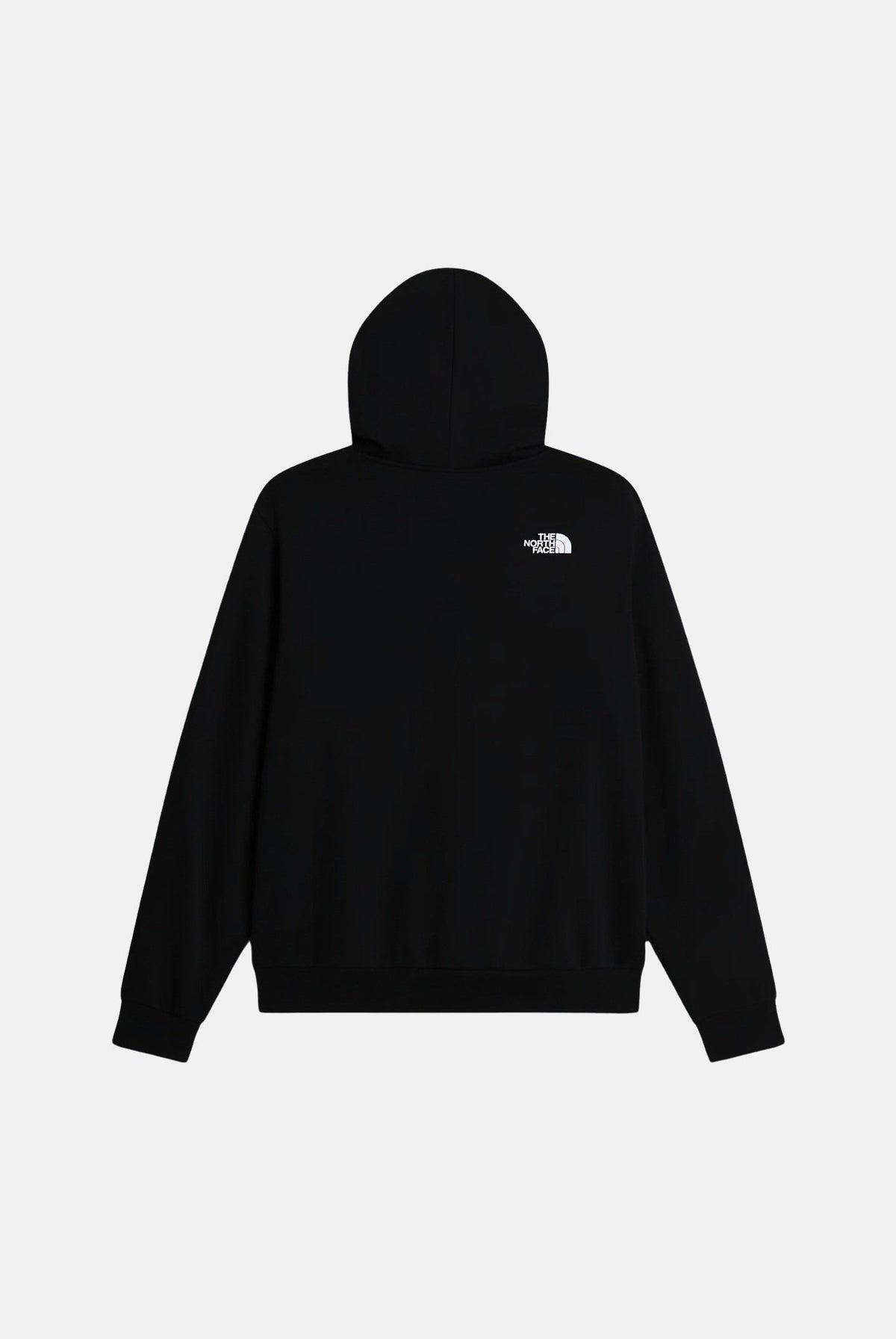 THE NORTH FACE Felpa con cappuccio tnf black nera per uomo con tasca a marsupio e patch logo sul petto NF0A8JAXJK31 . THE NORTH FACE