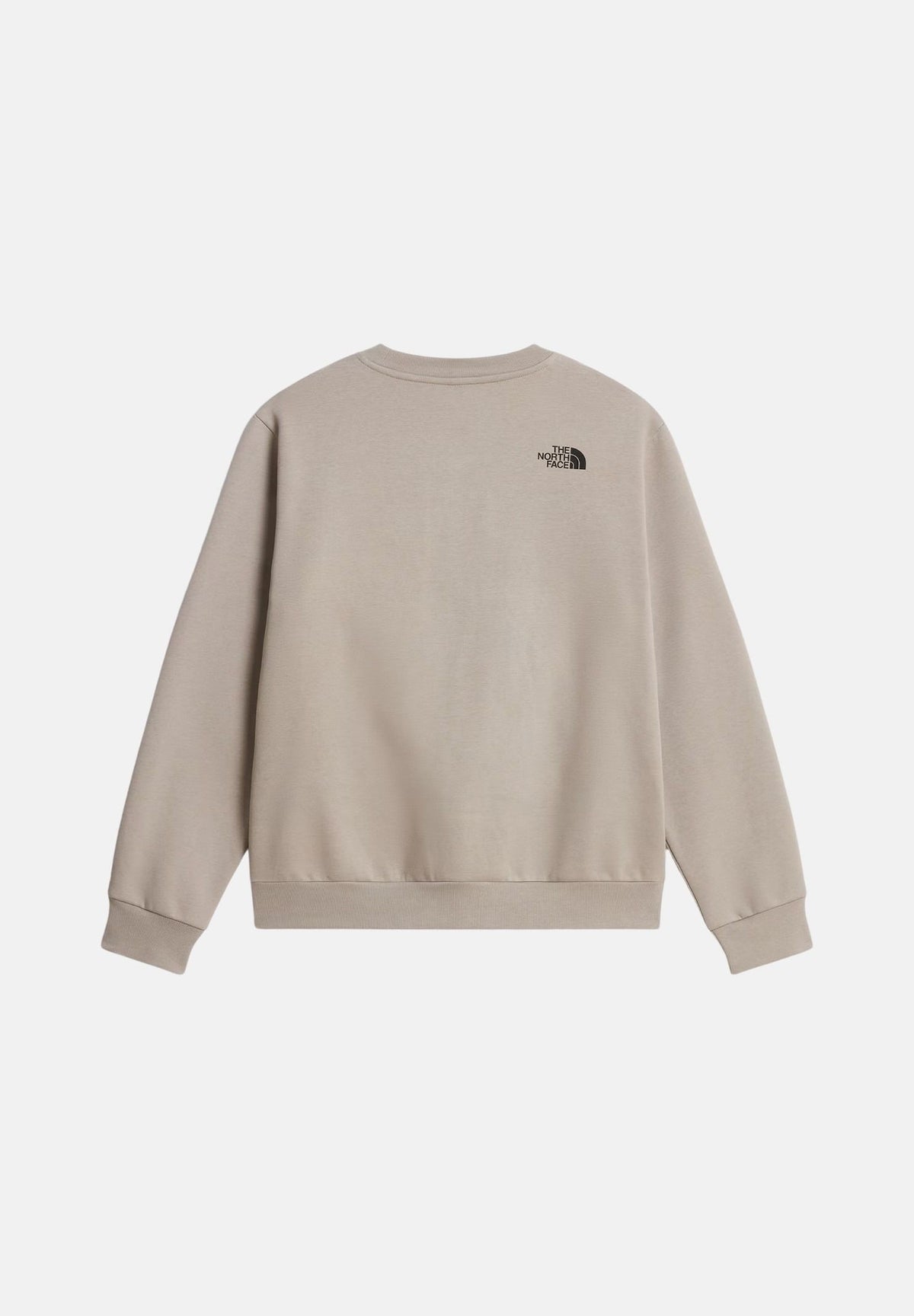 THE NORTH FACE Felpa girocollo SIMPLE DOME CREW beige da uomo piccolo logo sul petto. NF0A8JAY2MB1 . THE NORTH FACE