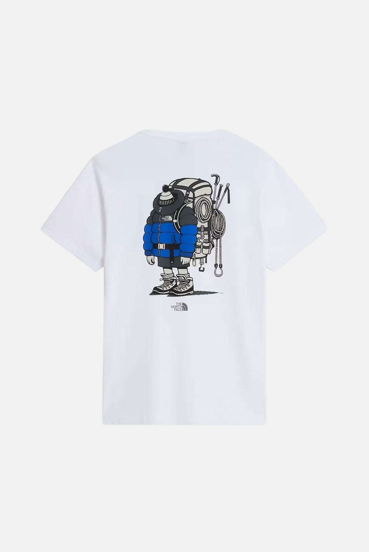 THE NORTH FACE T-shirt manica corta SIMPLE DOME bianca per uomo e donna con logo stampato sul petto e sul retro. NF0A8JB4FN41 . THE NORTH FACE