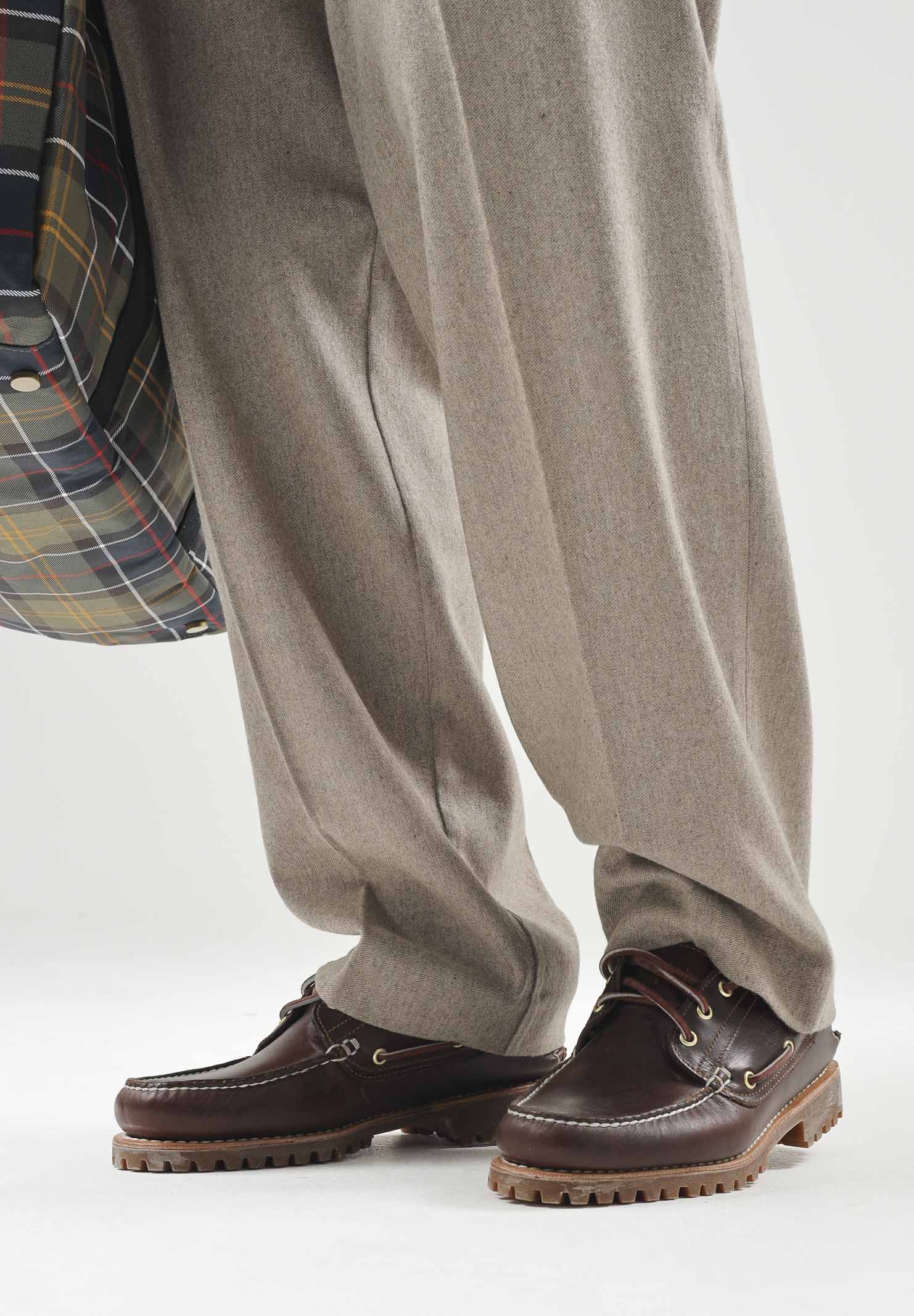 TIMBERLAND Mocassini Timberland® Authentic 3-Eye Lug Handsewn marroni da uomo TB0300032141 . TIMBERLAND
