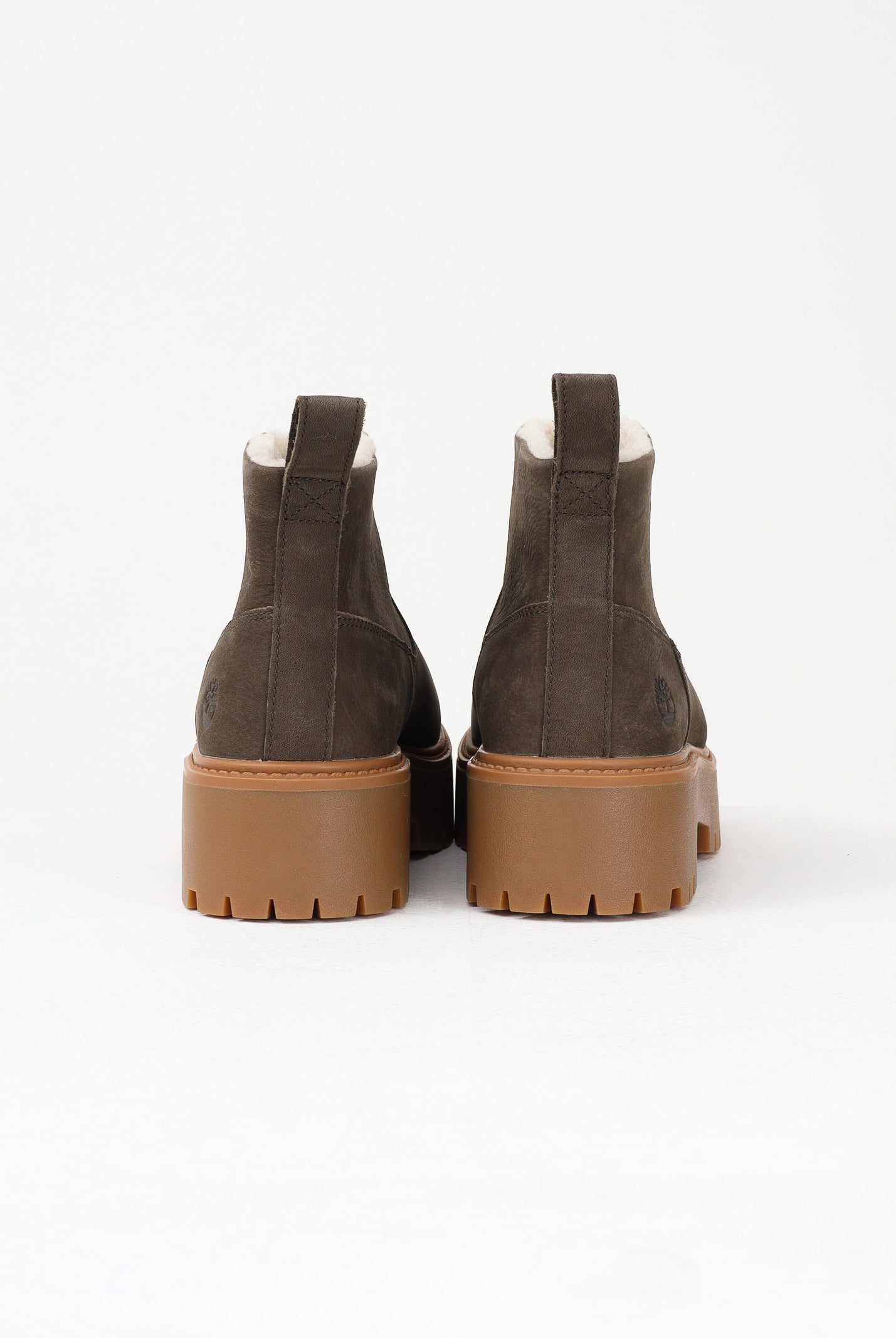TIMBERLAND Stivaletti foderati con Plateau Stone Street marroni da donna TB0A283GW011 . TIMBERLAND