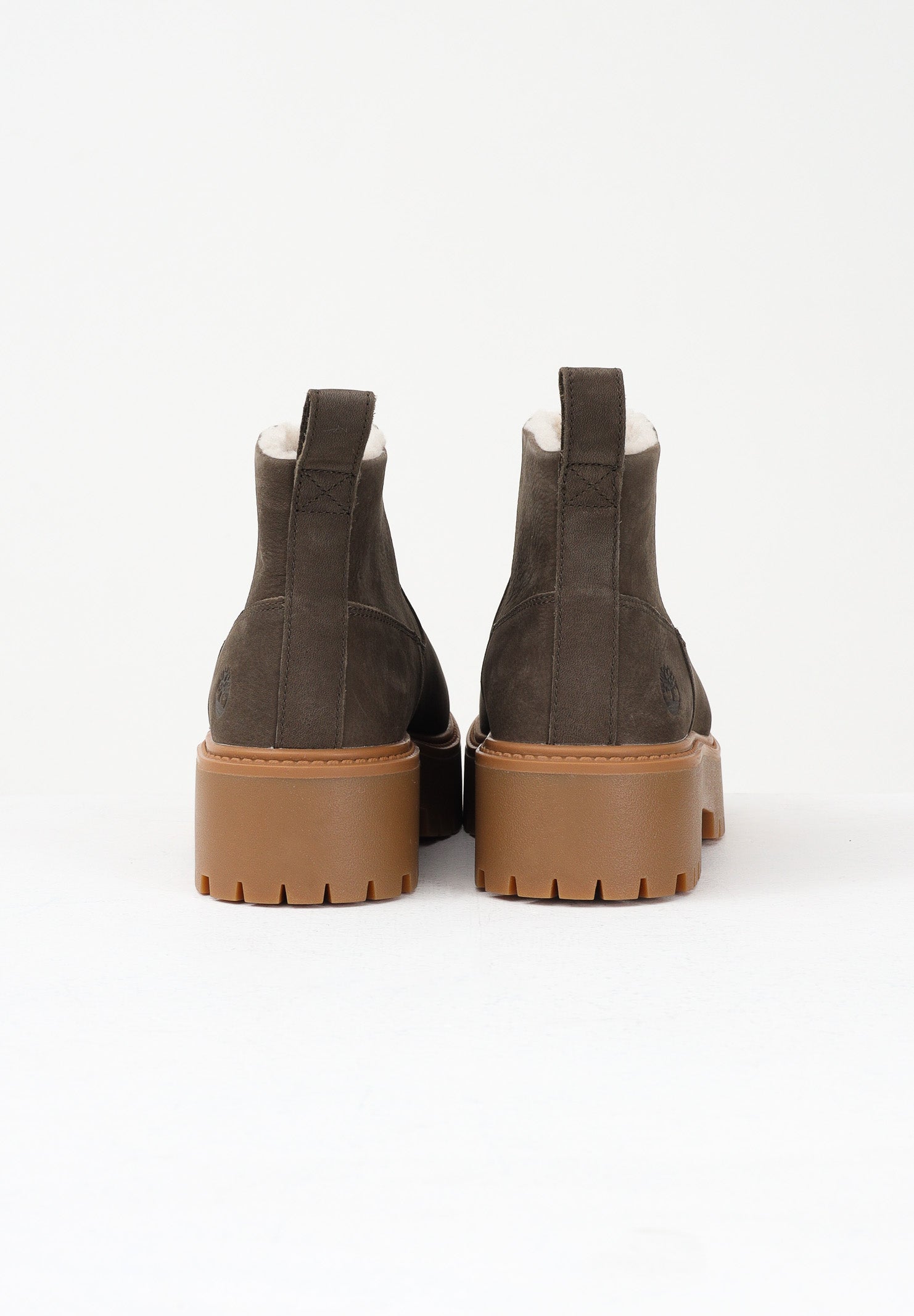 TIMBERLAND Stivaletti foderati con Plateau Stone Street marroni da donna TB0A283GW011 . TIMBERLAND