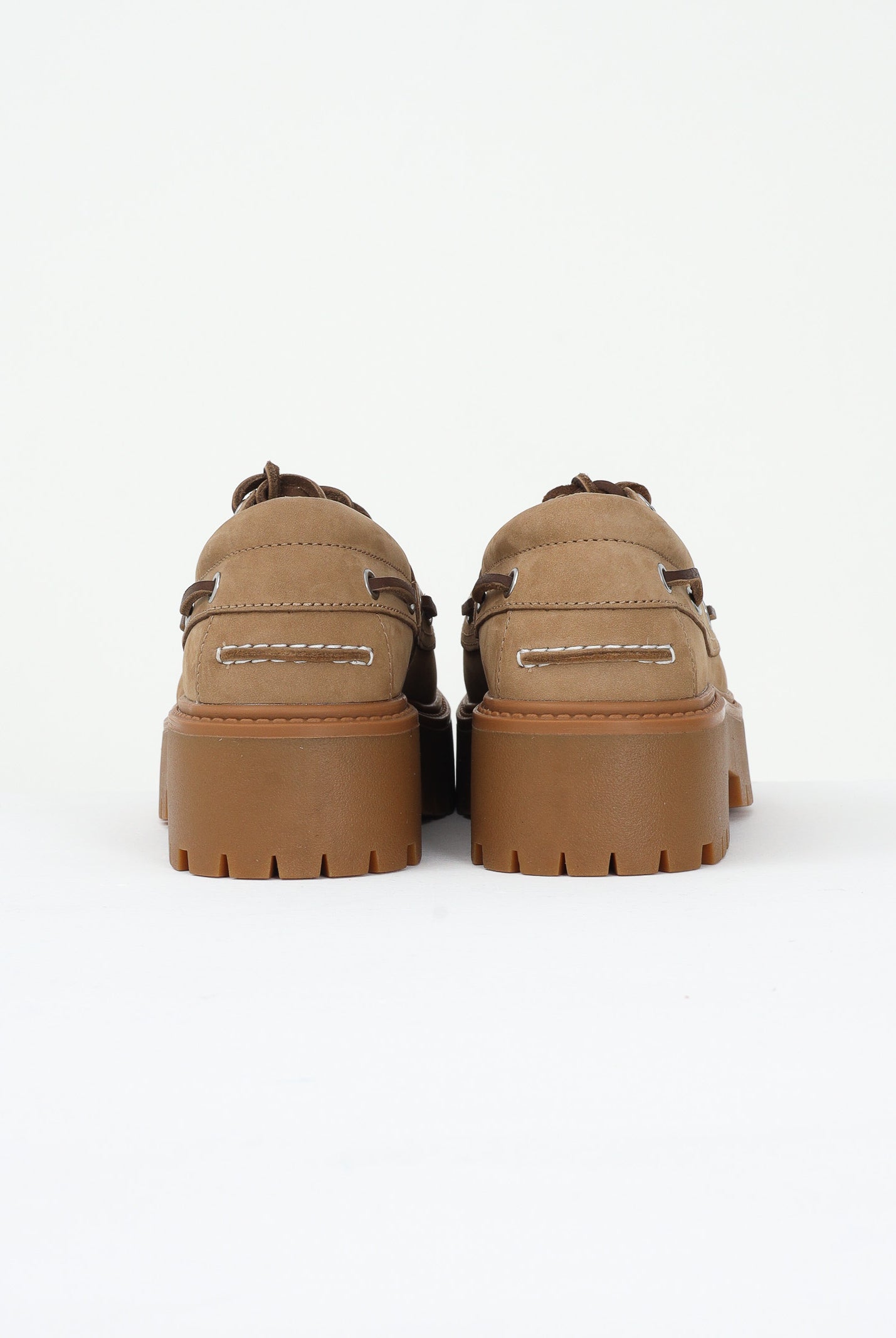 TIMBERLAND Mocassini con Plateau Stone Street beige da donna TB0A2GVFEN31 . TIMBERLAND