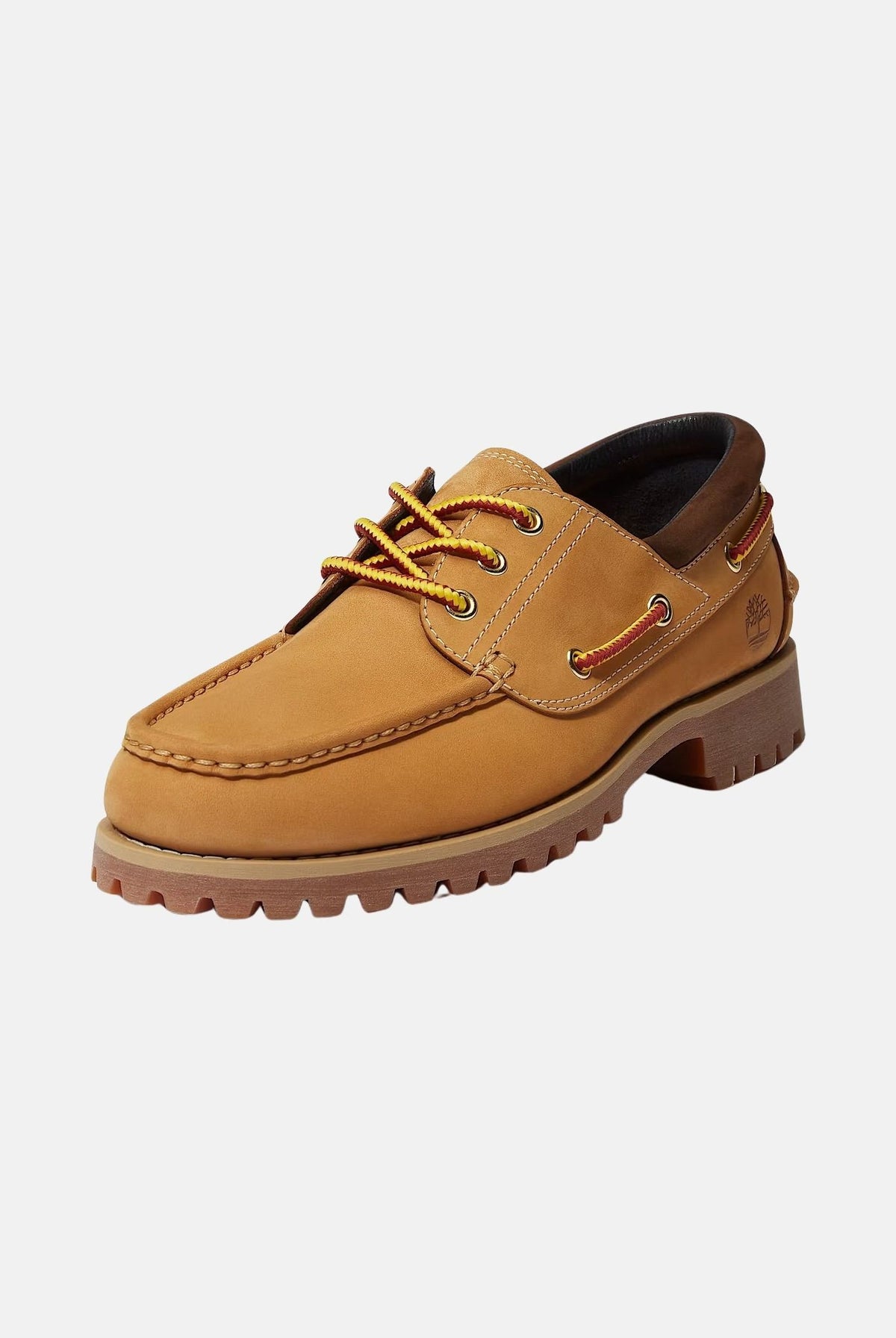 TIMBERLAND Mocassini stringati NABUK- grano/giallo per uomo con lacci in pelle e suola carrarmato. TB0A41Z77541 . TIMBERLAND