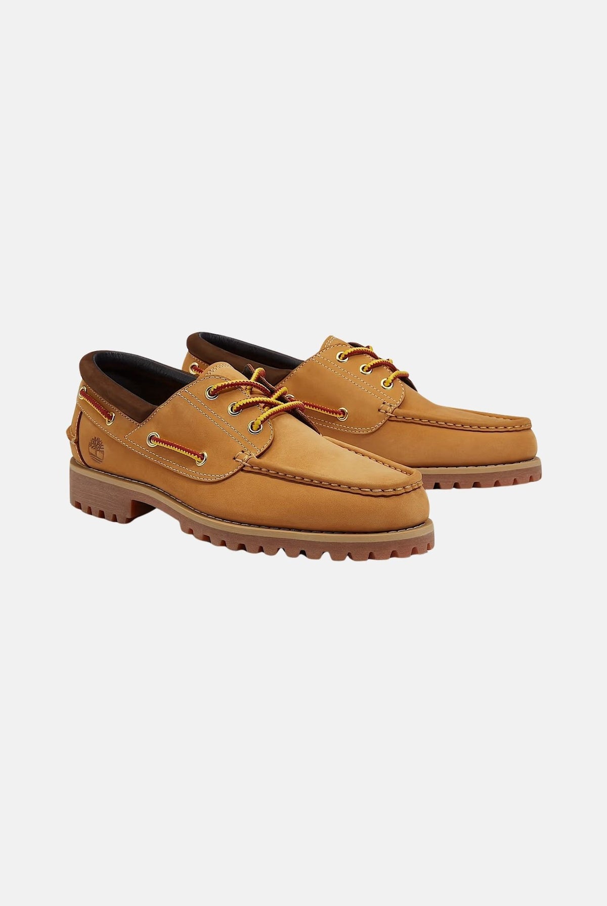 TIMBERLAND Mocassini stringati NABUK- grano/giallo per uomo con lacci in pelle e suola carrarmato. TB0A41Z77541 . TIMBERLAND