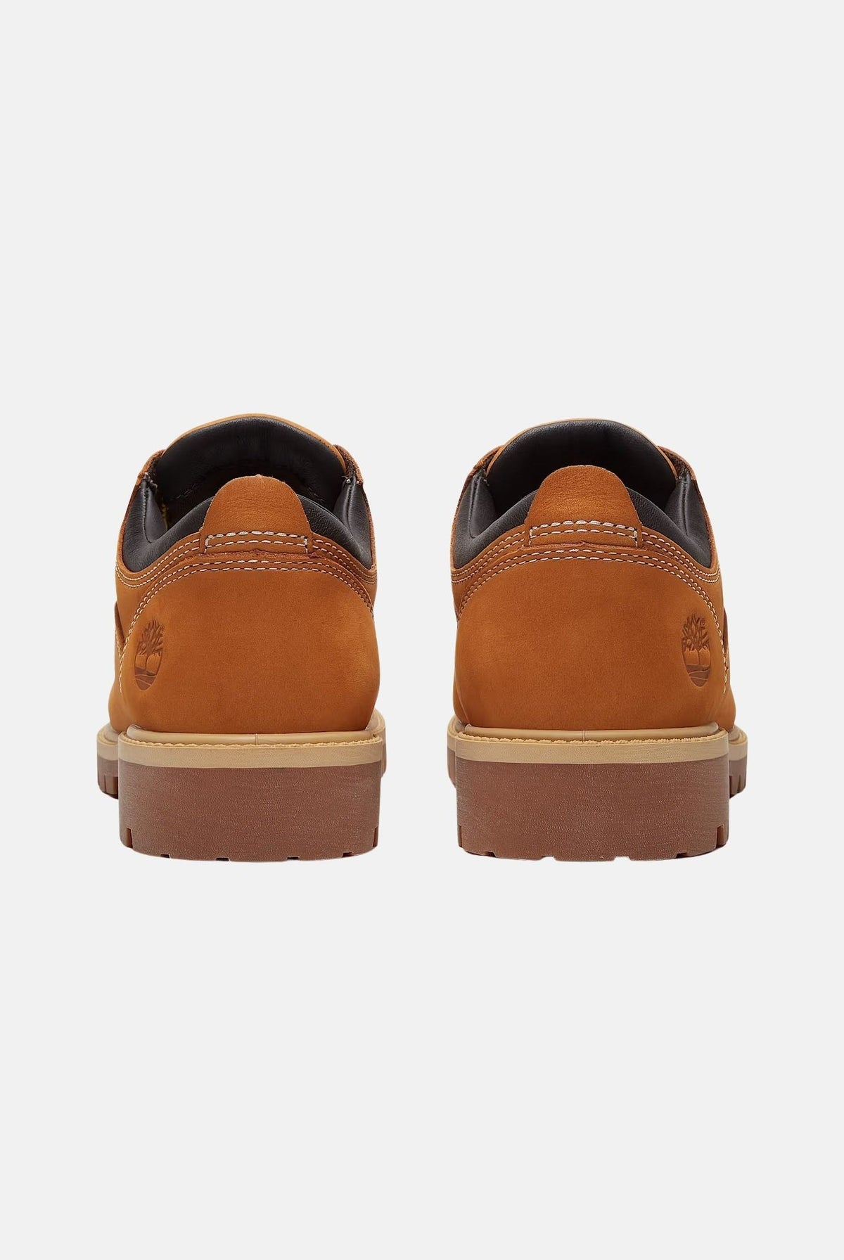 TIMBERLAND Mocassini stringati HERITAGE marroni da uomo con tomaia in nabuk e suola carrarmato TB0A5S9W7541 . TIMBERLAND