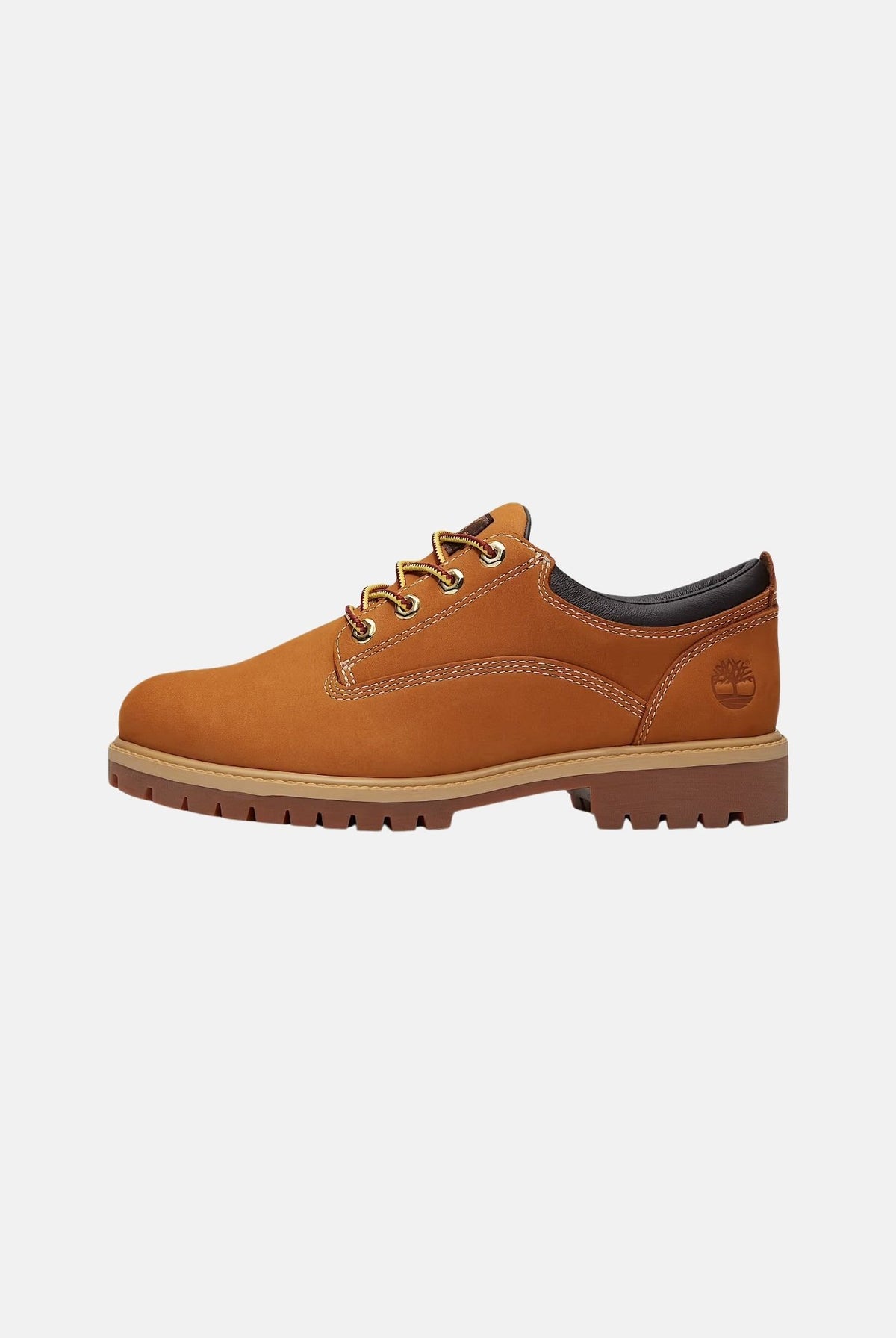 TIMBERLAND Mocassini stringati HERITAGE marroni da uomo con tomaia in nabuk e suola carrarmato TB0A5S9W7541 . TIMBERLAND