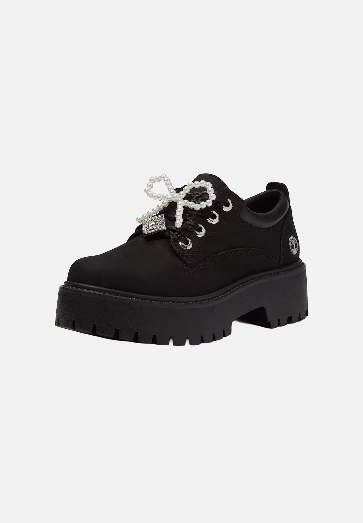 TIMBERLAND Mocassini stringati STONE STREET PLATFORM SHOE neri per uomo e donna TB0A5UF905A1 . TIMBERLAND