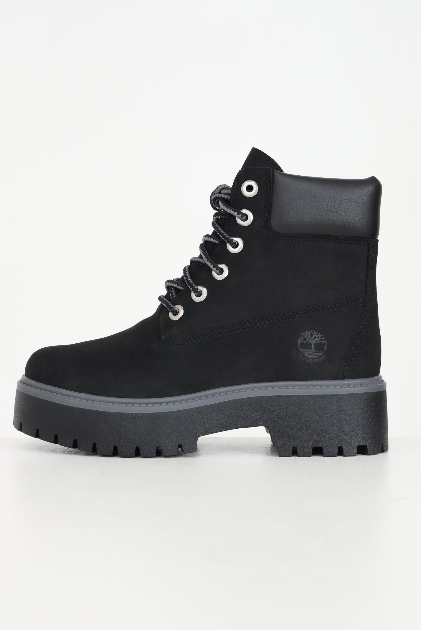 TIMBERLAND Anfibi Stone Street 6-Inch neri da donna TB1A5RH50151 . TIMBERLAND