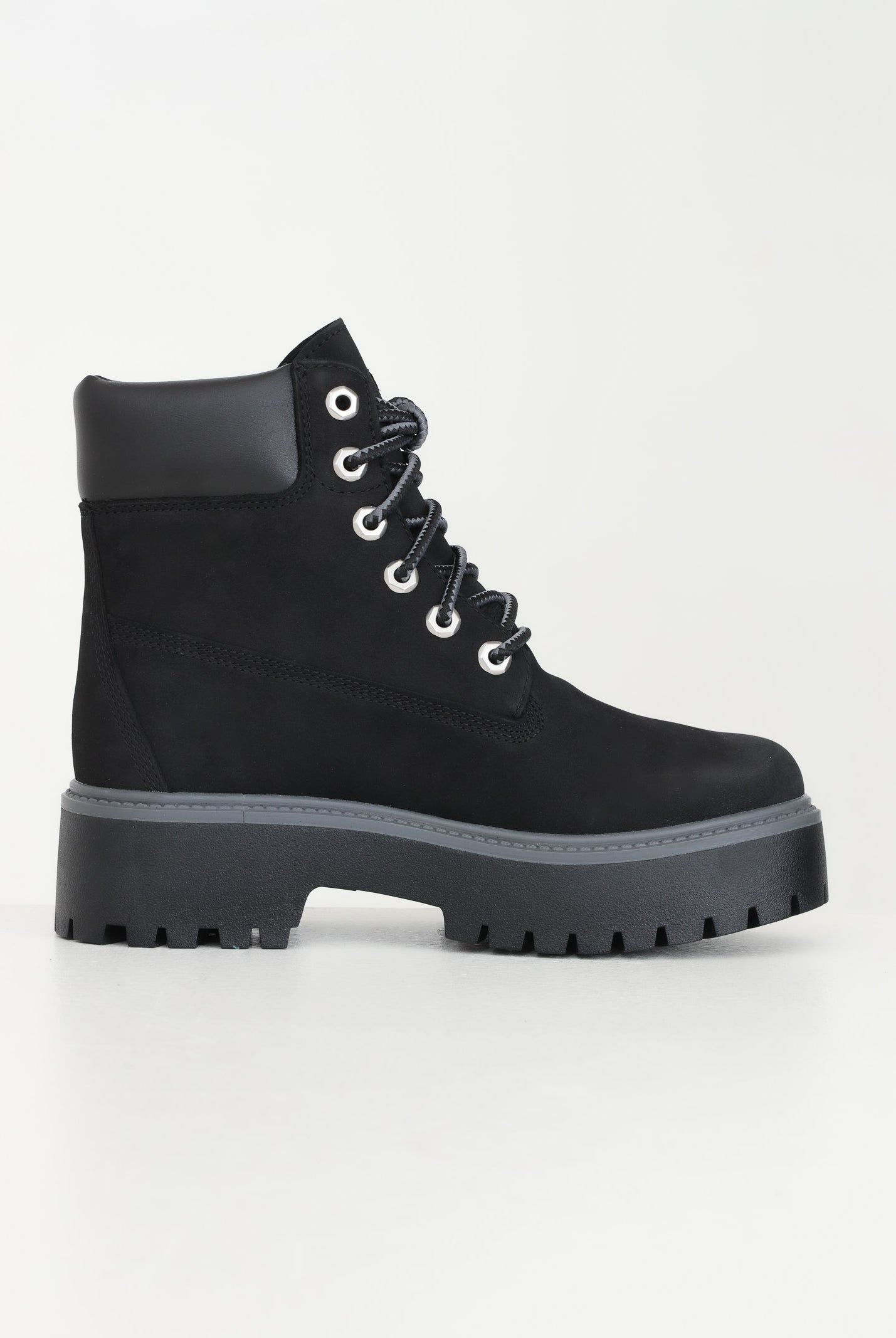 TIMBERLAND Anfibi Stone Street 6-Inch neri da donna TB1A5RH50151 . TIMBERLAND