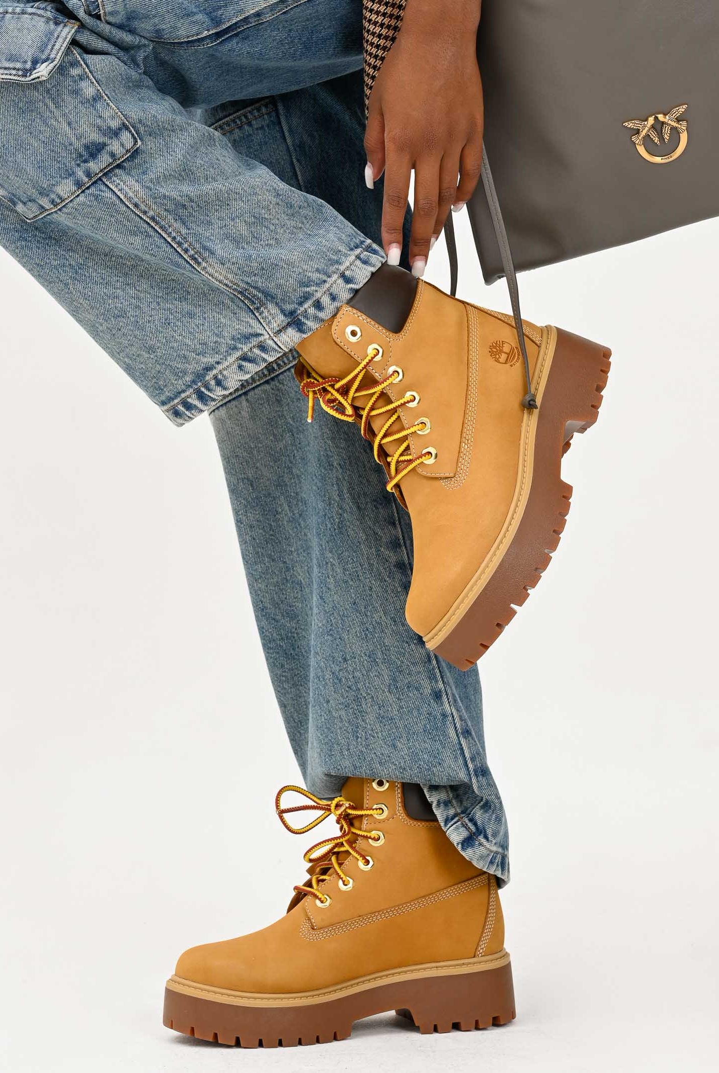 TIMBERLAND Anfibi STONE Street 6-Inch gialli da donna TB1A5RJD2311 . TIMBERLAND