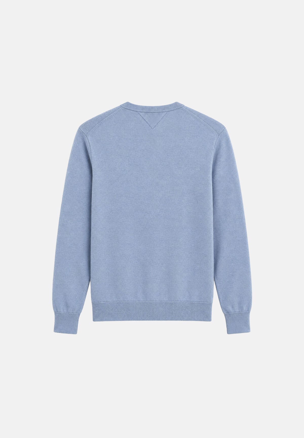 TOMMY HILFIGER Maglione girocollo TH MONOGRAM COTTON vessel blue- azzurro polvere MW0MW28046 DVD TOMMY HILFIGER