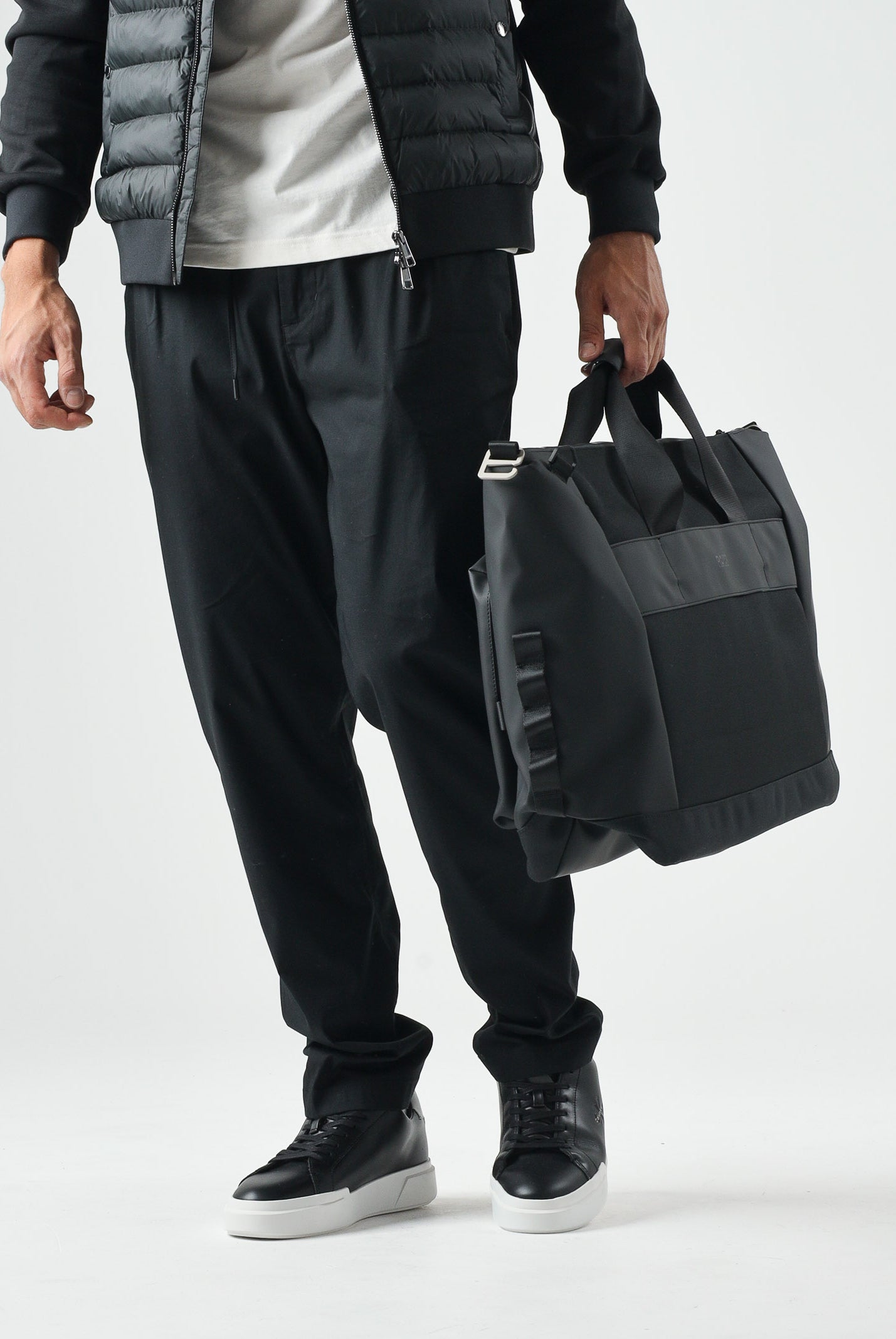 TOMMY HILFIGER Pantaloni PERFORMANCE HARLEM nero da uomo<BR/> MW0MW39702 BDS TOMMY HILFIGER