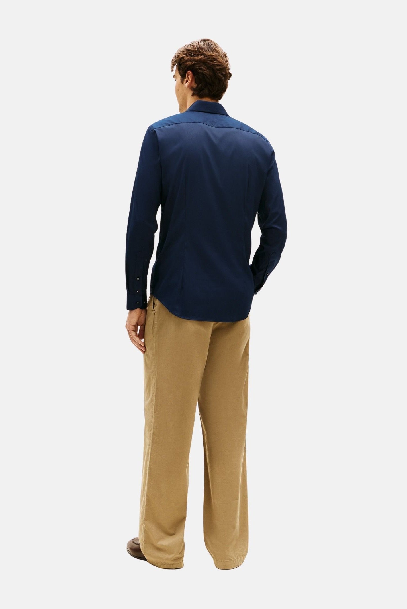TOMMY HILFIGER Camicia TH FLEX iris blu da uomo <BR/> MW0MW42779 DCA TOMMY HILFIGER