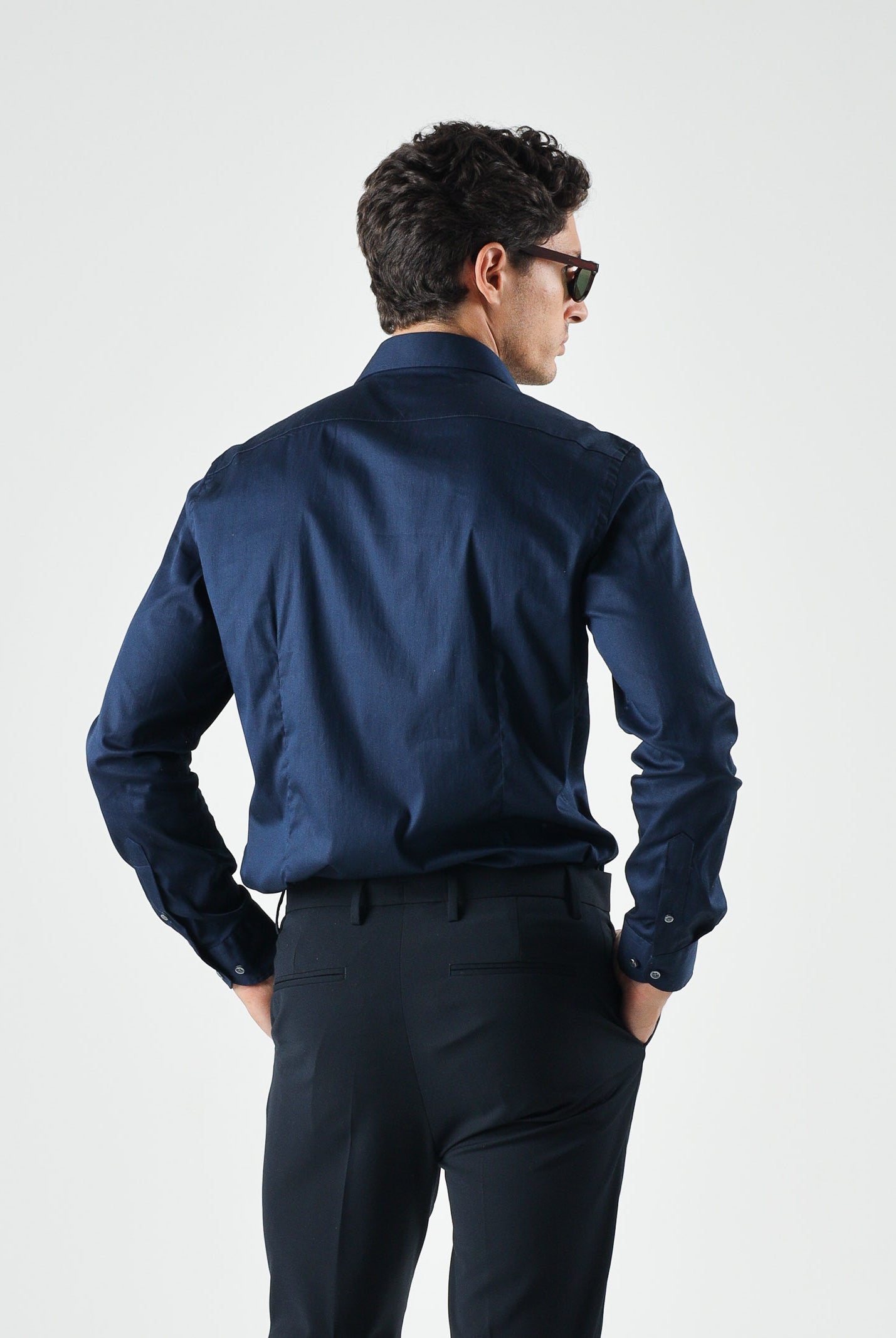TOMMY HILFIGER Camicia TH FLEX iris blu da uomo <BR/> MW0MW42779 DCA TOMMY HILFIGER