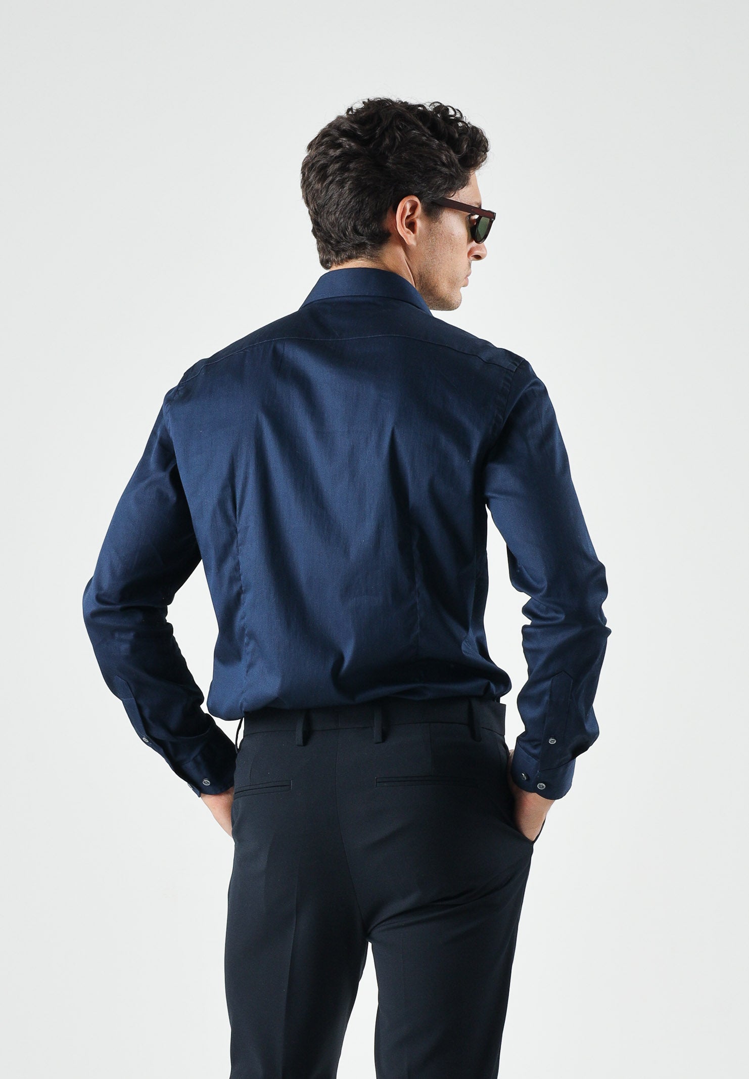TOMMY HILFIGER Camicia TH FLEX iris blu da uomo <BR/> MW0MW42779 DCA TOMMY HILFIGER