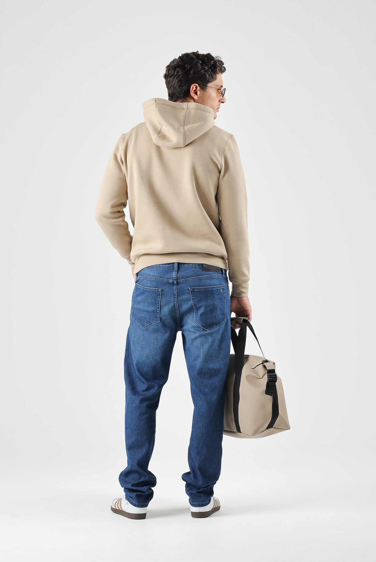 TOMMY HILFIGER Jeans DENTON , lux blu da uomo con lavaggio leggermente sfumato MW0MW43164 1A7 TOMMY HILFIGER