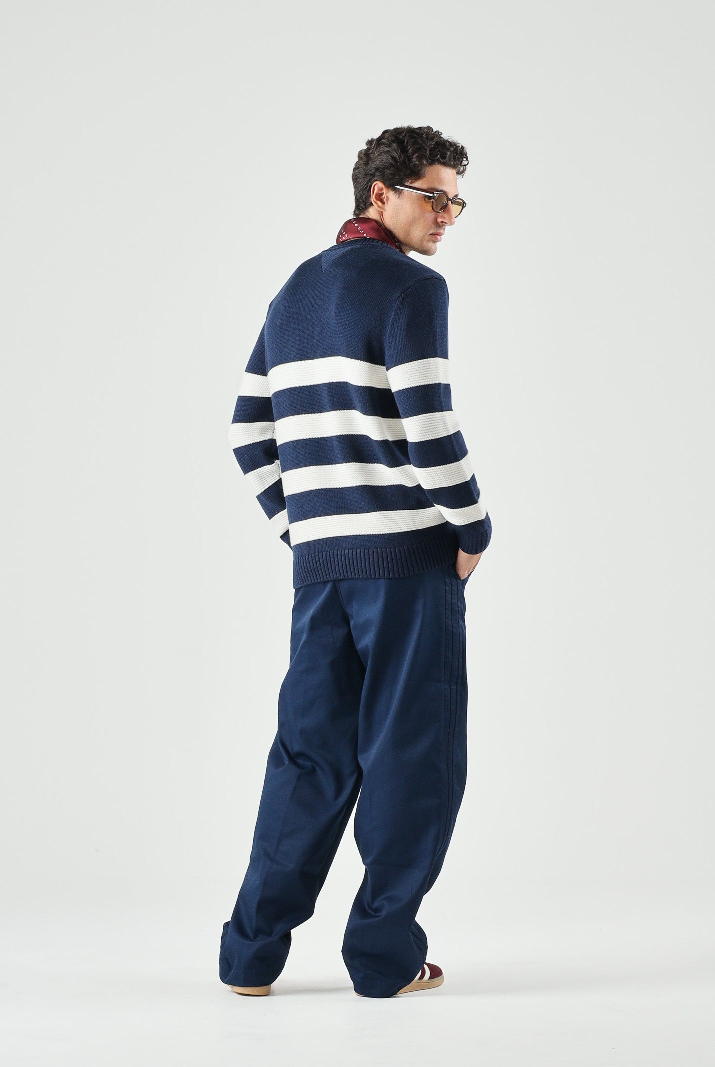 TOMMY HILFIGER Maglia girocollo NEW YORK BRETON, carbon navy, blu, da uomo con fantasia a righe<BR/> MW0MW43502 DCC TOMMY HILFIGER