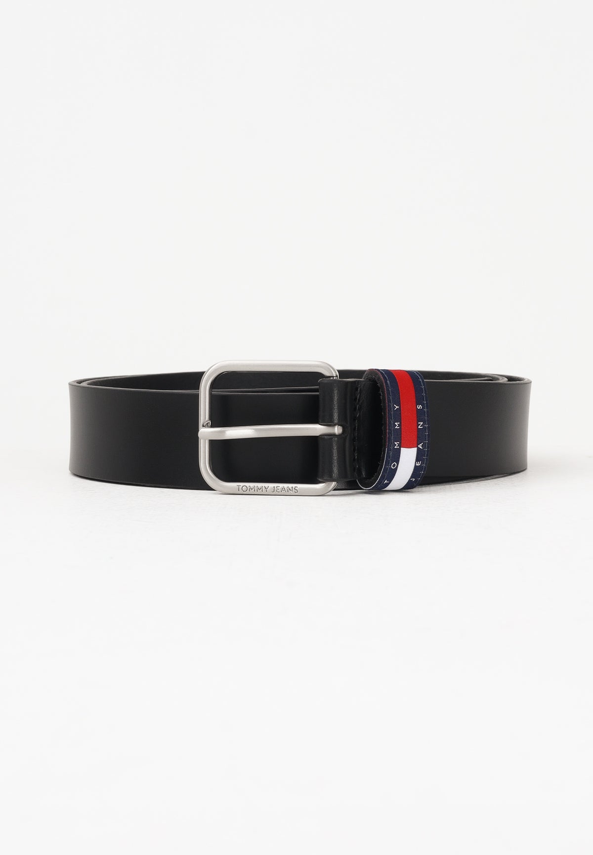 TOMMY JEANS Cintura Ryan nera da uomo AM0AM13688 BDS TOMMY JEANS