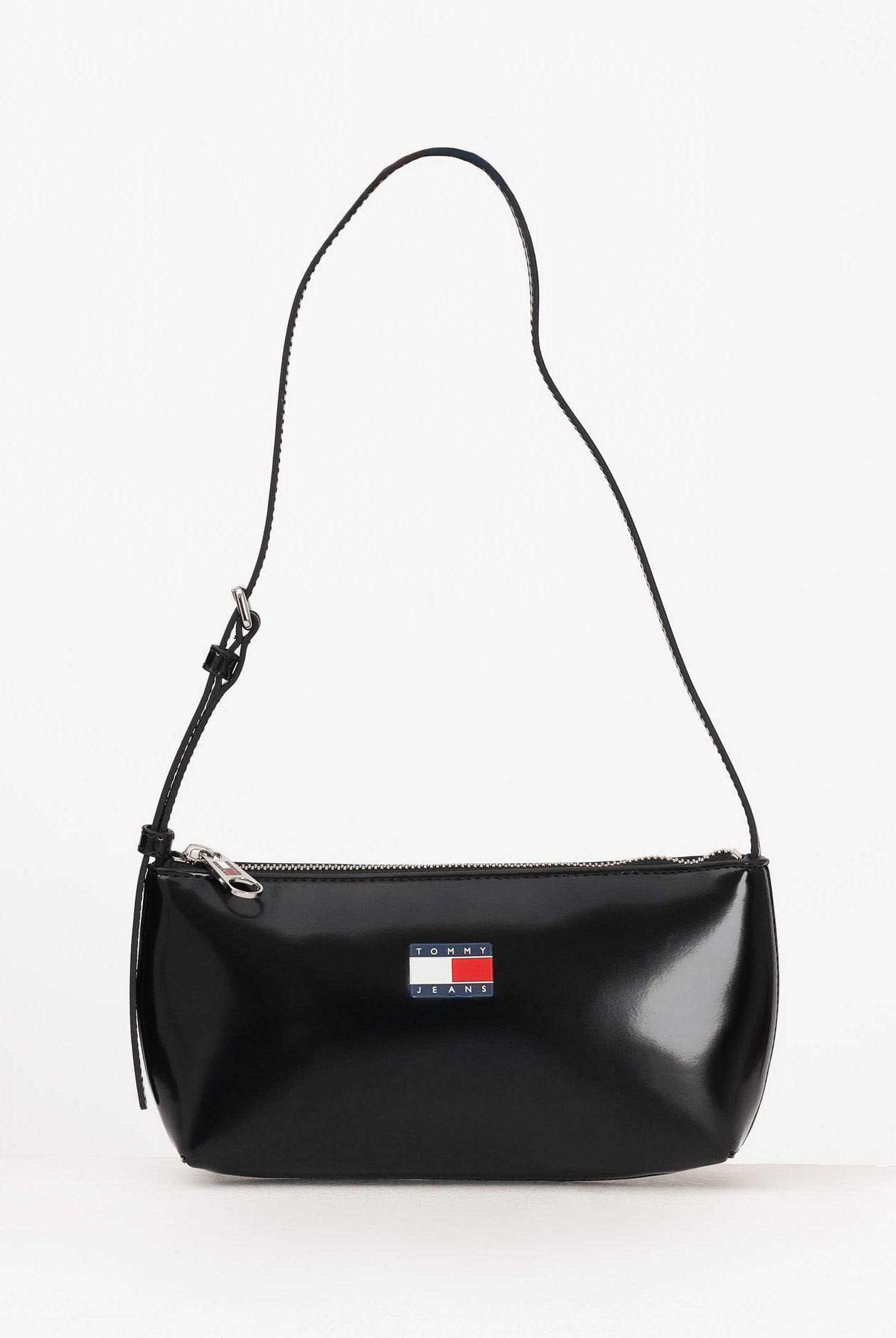 TOMMY JEANS Borsa a spalla Essential nera da donna AW0AW17866 BDS TOMMY JEANS