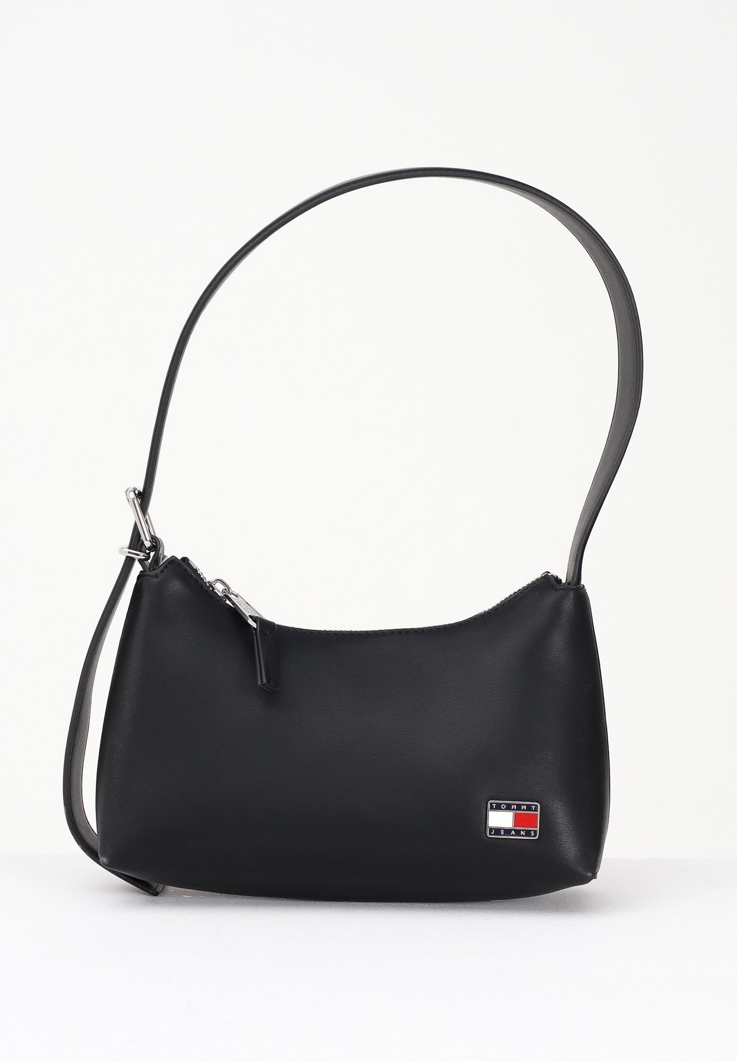 TOMMY JEANS Borsa a spalla nera da donna con logo AW0AW17873 ACG TOMMY JEANS
