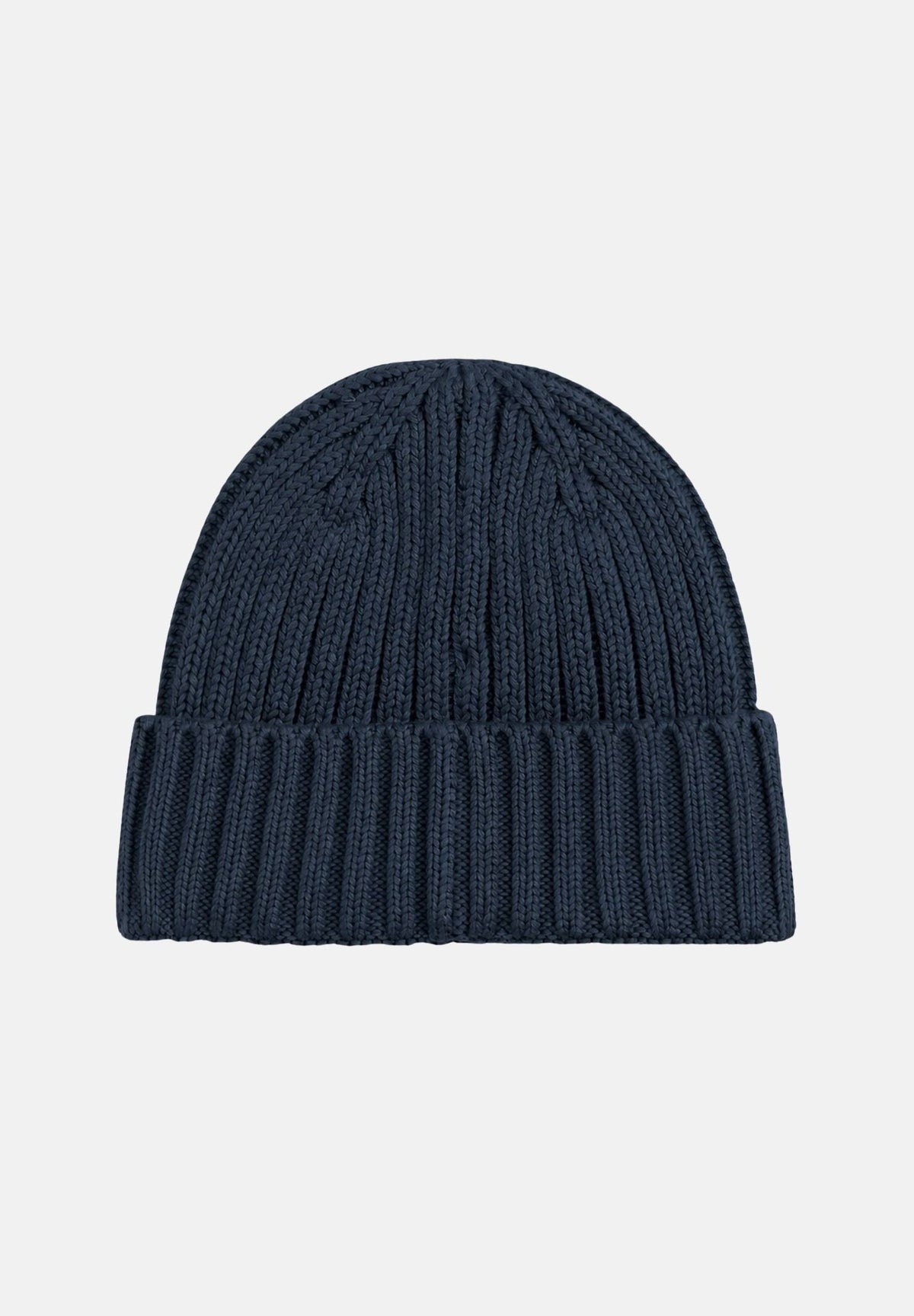 TOMMY JEANS Cappello blu navy per uomo e donna con lavorazione a costine e patch logo rettangolare sul risvolto AW0AW18979 AES TOMMY JEANS