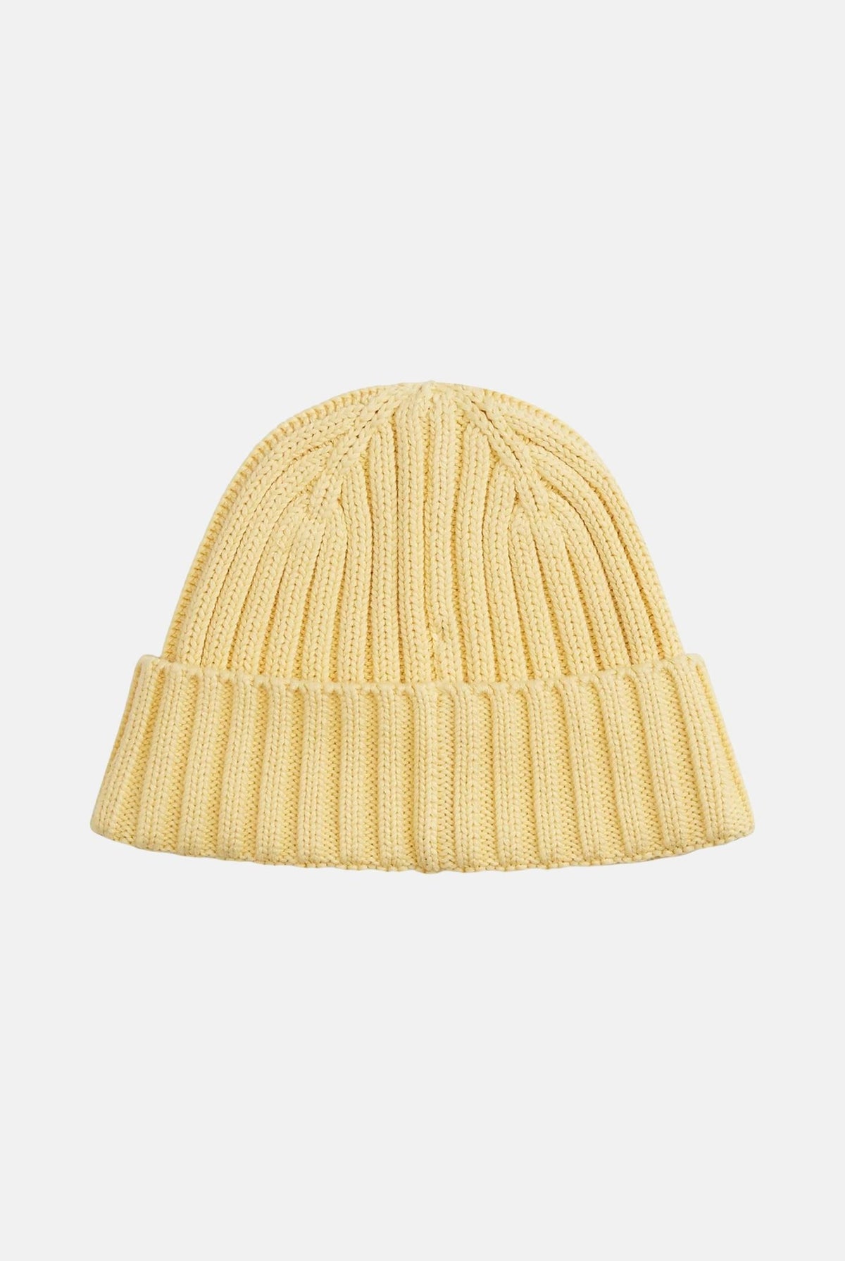 TOMMY JEANS Cappello giallo per uomo e donna con lavorazione a costine e patch logo rettangolare sul risvolto AW0AW18979 ZF9 TOMMY JEANS