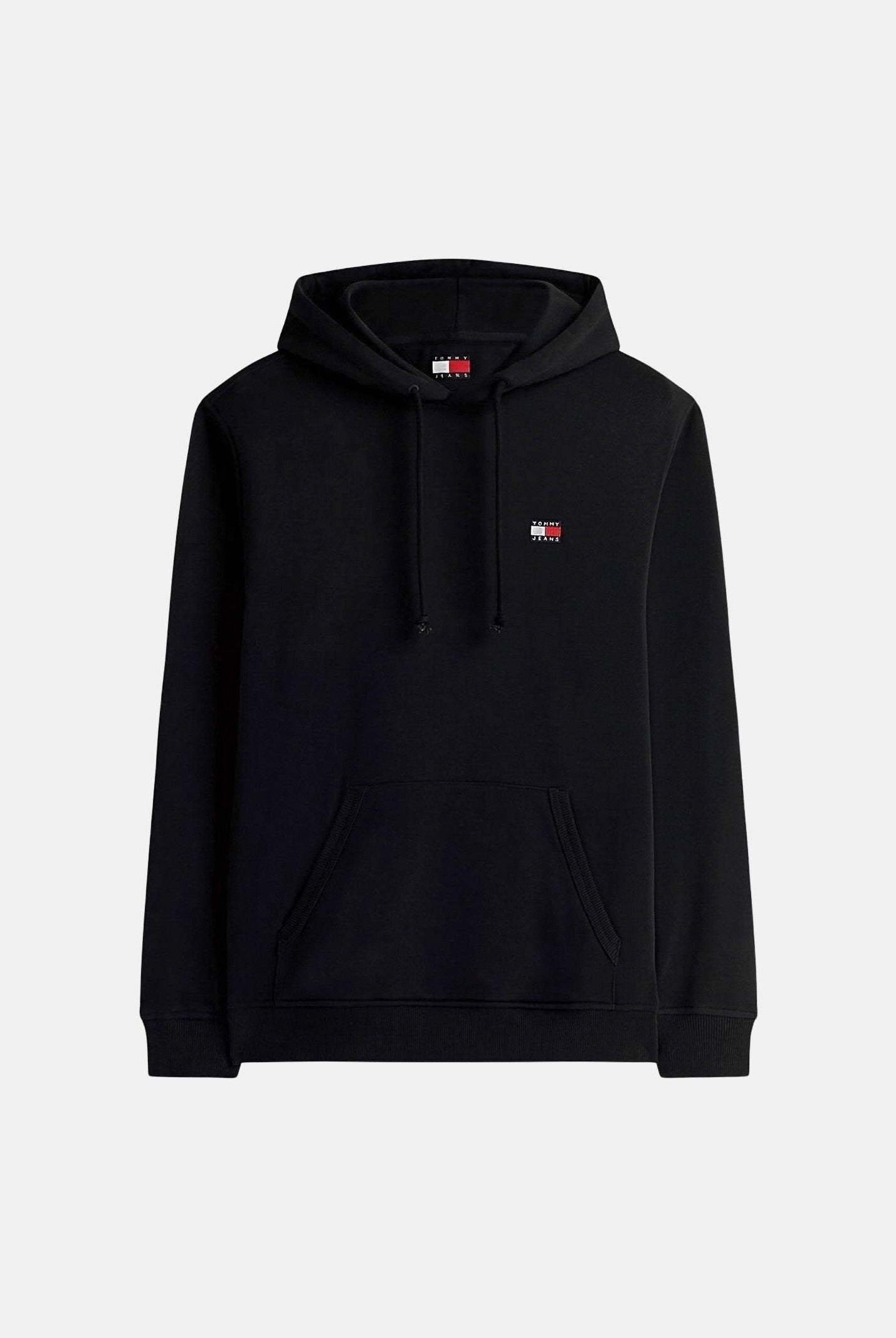TOMMY JEANS Fellpa con cappuccio TJM Regular Badge Hoodie nera, uomo. DM0DM21922 BDS TOMMY JEANS