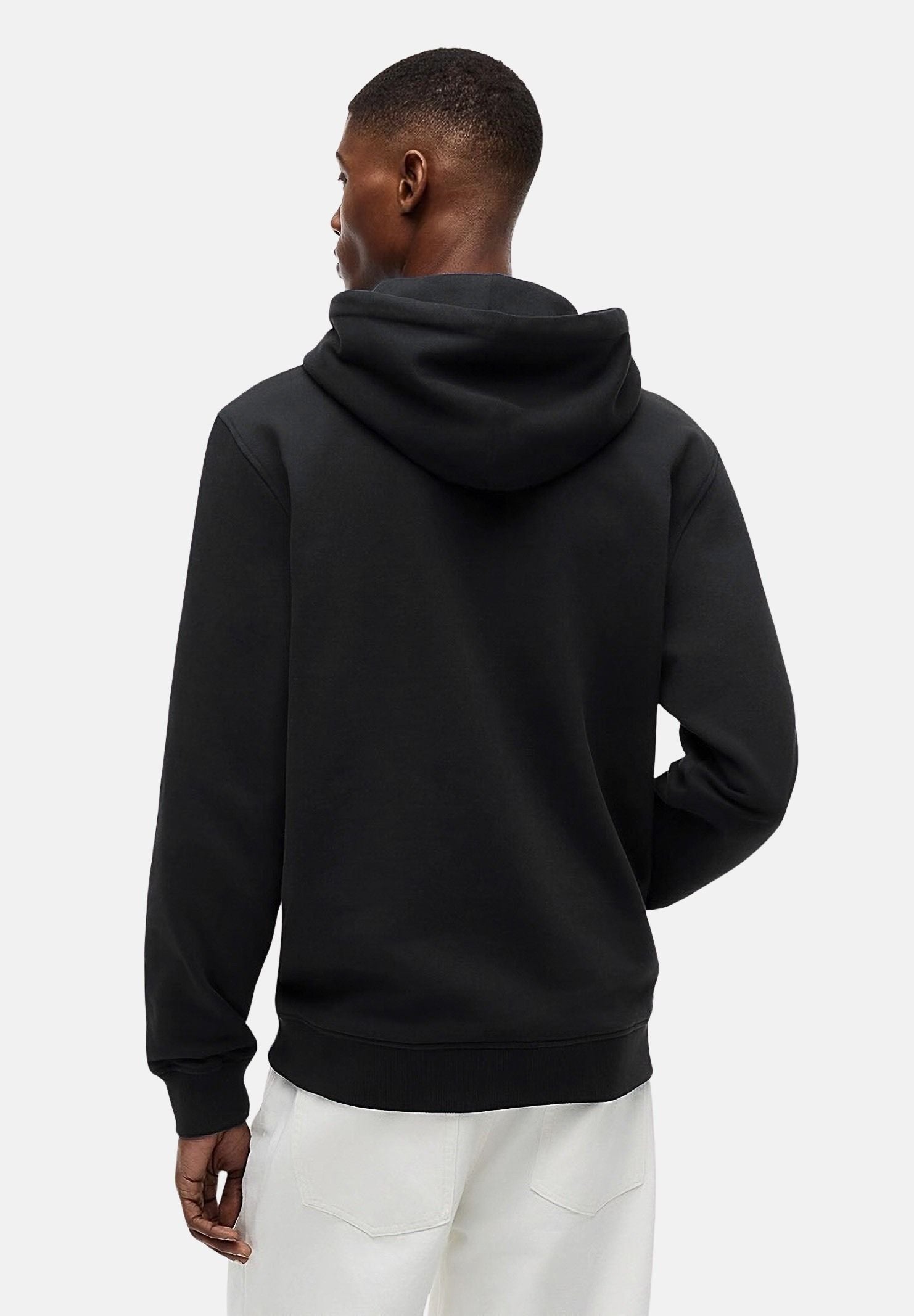 TOMMY JEANS Fellpa con cappuccio TJM Regular Badge Hoodie nera, uomo. DM0DM21922 BDS TOMMY JEANS