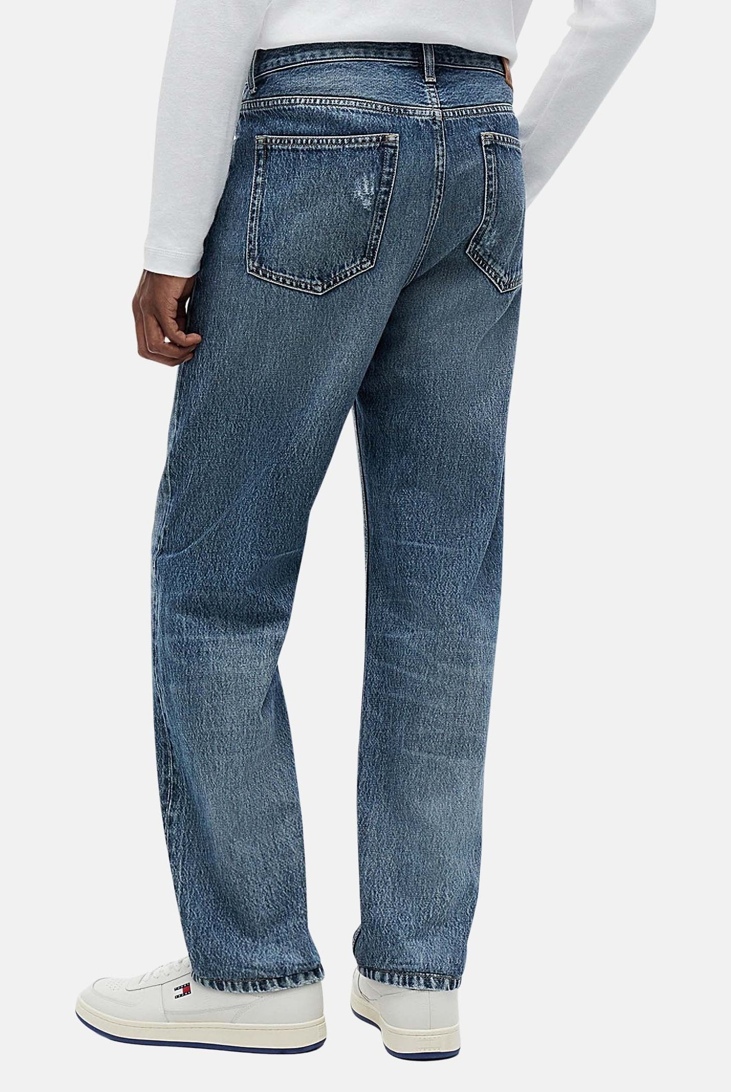 TOMMY JEANS Jeans SONNY denim dark blue, da uomo<BR/> DM0DM23366 1BK TOMMY JEANS