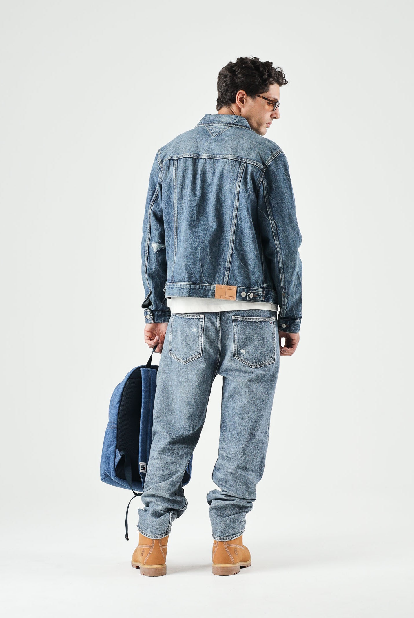 TOMMY JEANS Jeans SONNY denim dark blue, da uomo<BR/> DM0DM23366 1BK TOMMY JEANS