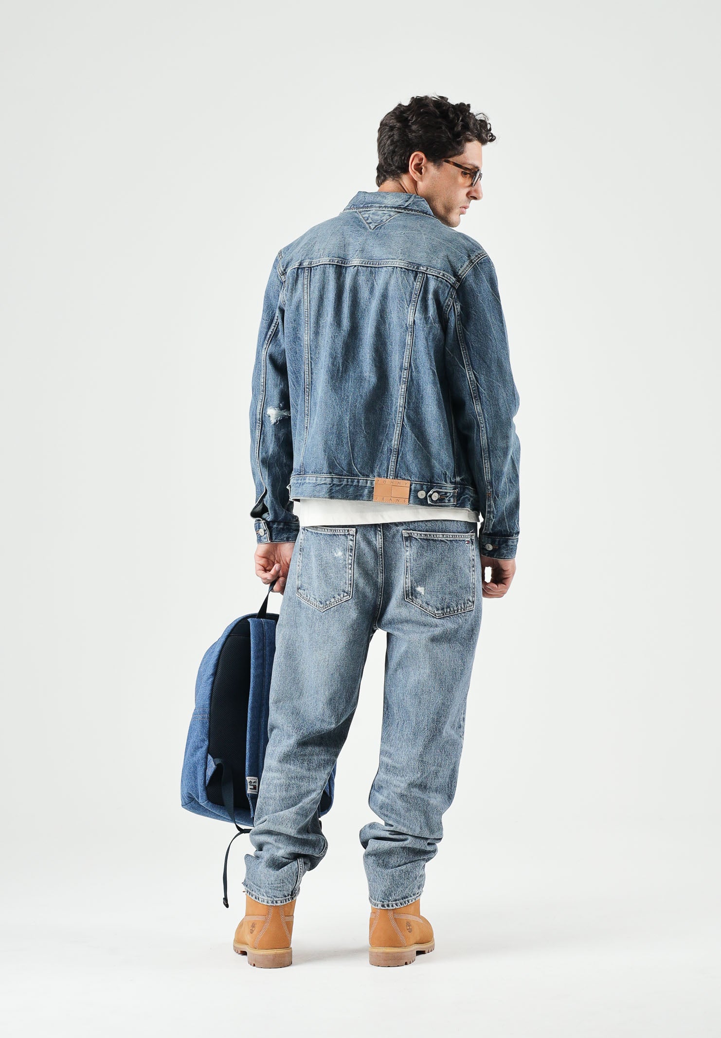 TOMMY JEANS Jeans SONNY denim dark blue, da uomo<BR/> DM0DM23366 1BK TOMMY JEANS