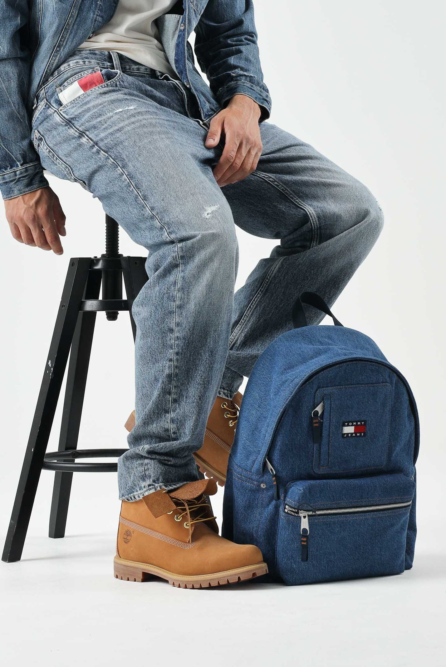 TOMMY JEANS Jeans SONNY denim dark blue, da uomo<BR/> DM0DM23366 1BK TOMMY JEANS