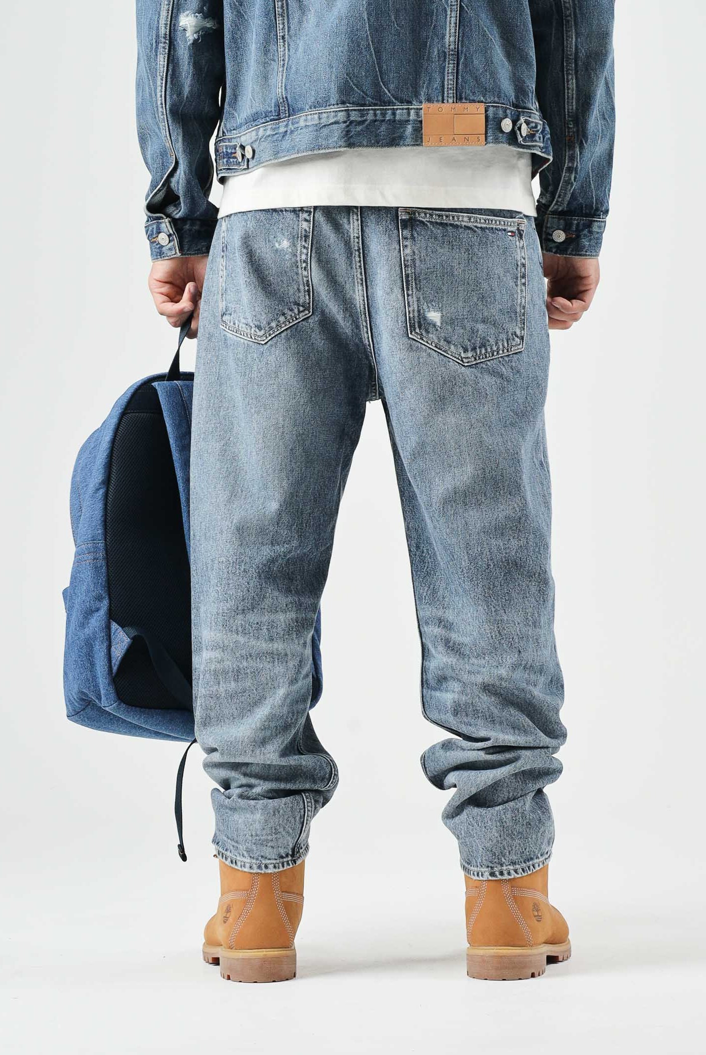 TOMMY JEANS Jeans SONNY denim dark blue, da uomo<BR/> DM0DM23366 1BK TOMMY JEANS