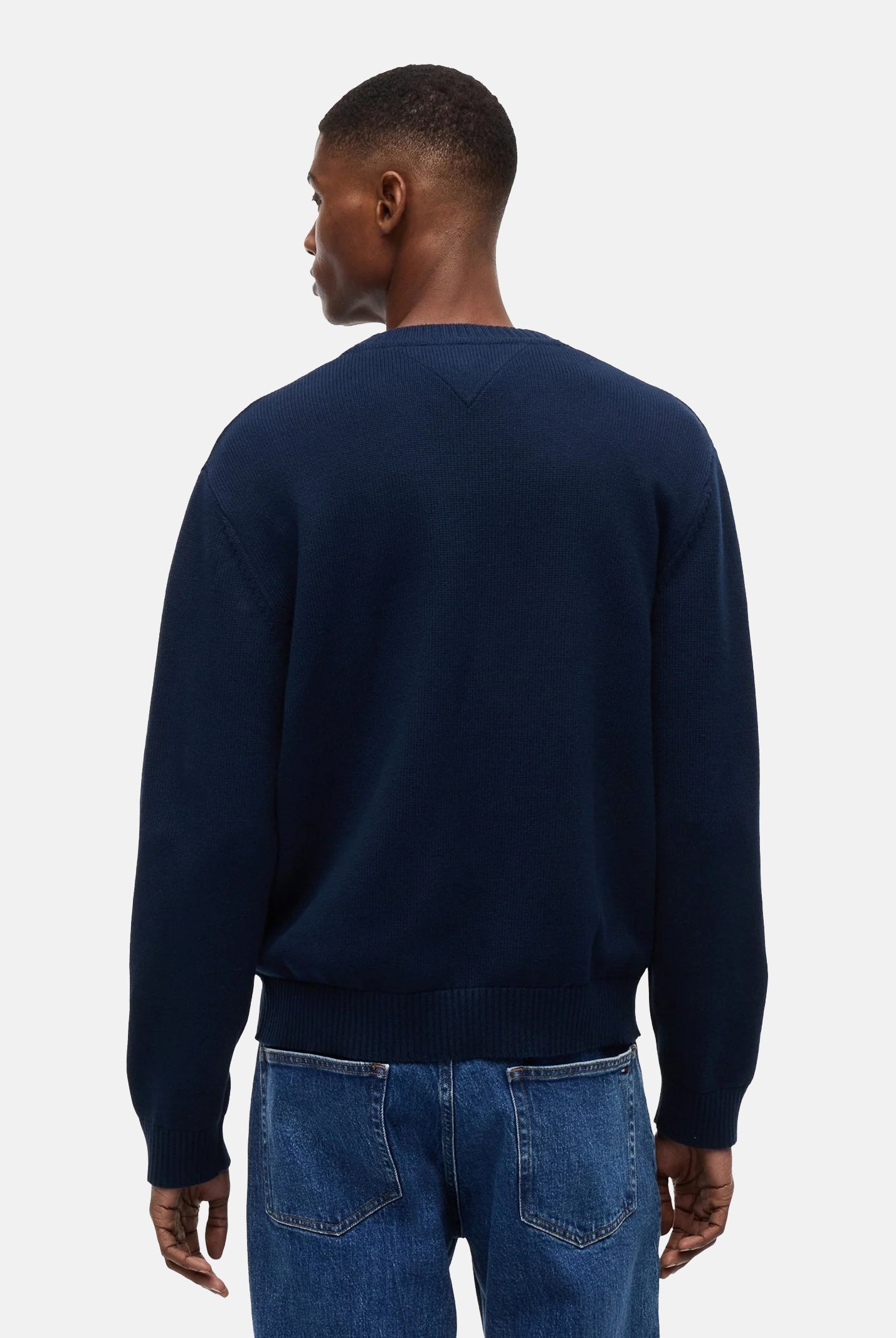 TOMMY JEANS Maglione girocoll Dark Night Navy, blu scuro da uomo DM0DM23413 C1G TOMMY JEANS