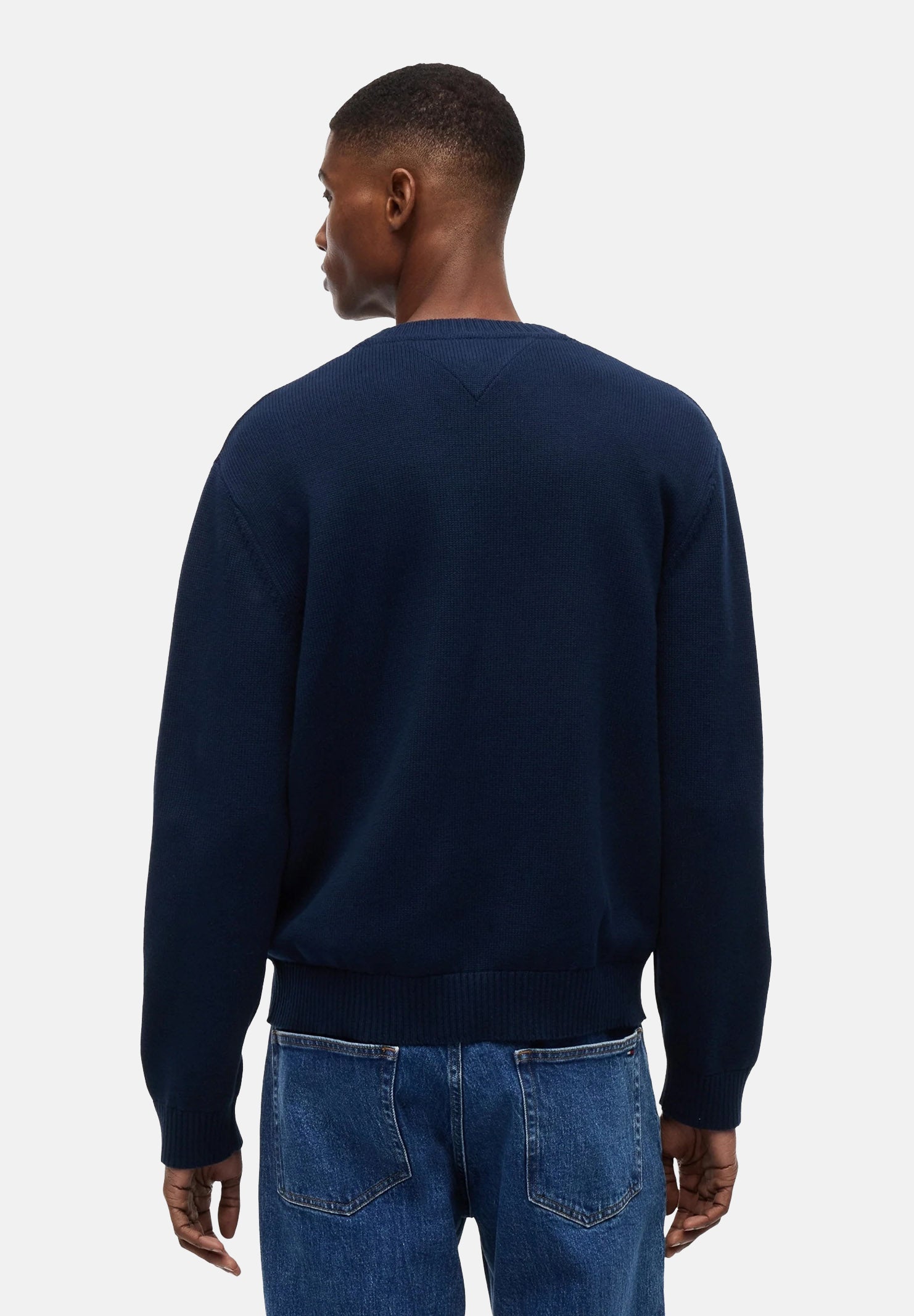 TOMMY JEANS Maglione girocoll Dark Night Navy, blu scuro da uomo DM0DM23413 C1G TOMMY JEANS