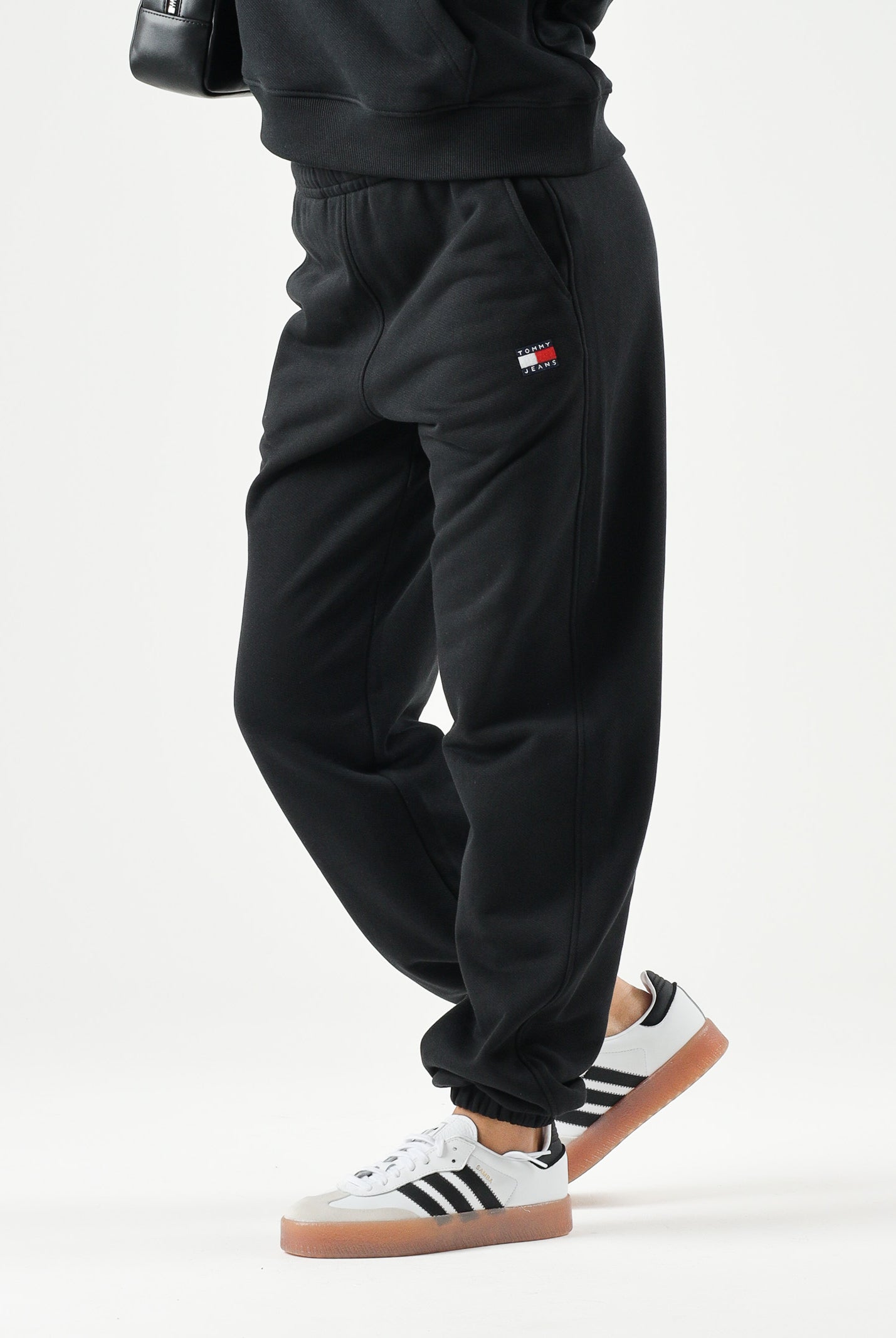 TOMMY JEANS pantaloni jogger Black Badge Joggers black nero, donna. DW0DW22780 BDS TOMMY JEANS