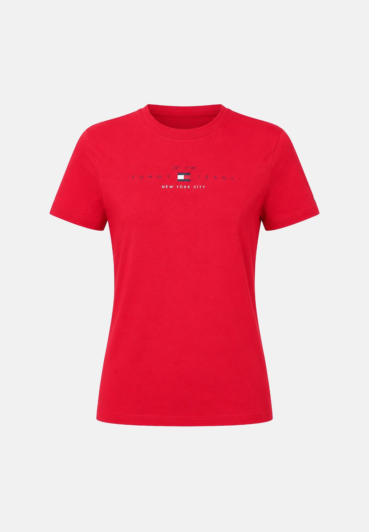 TOMMY JEANS T-shirt manica corta red carpet rossa da donna <BR/> DW0DW22789 XK9 TOMMY JEANS