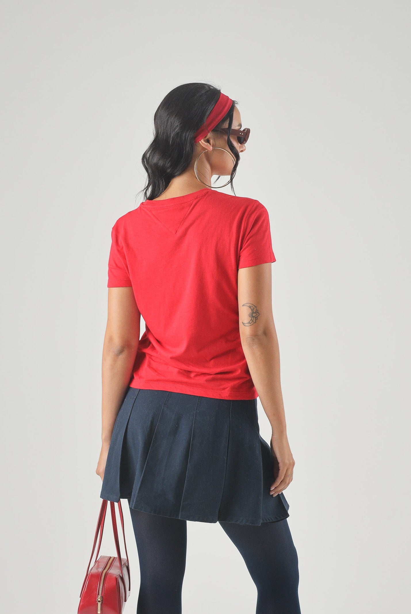 TOMMY JEANS t-shirt Logo Lightweight T-Shirt rosso brand Red Carpet rosso da donna DW0DW22789 XK9 TOMMY JEANS