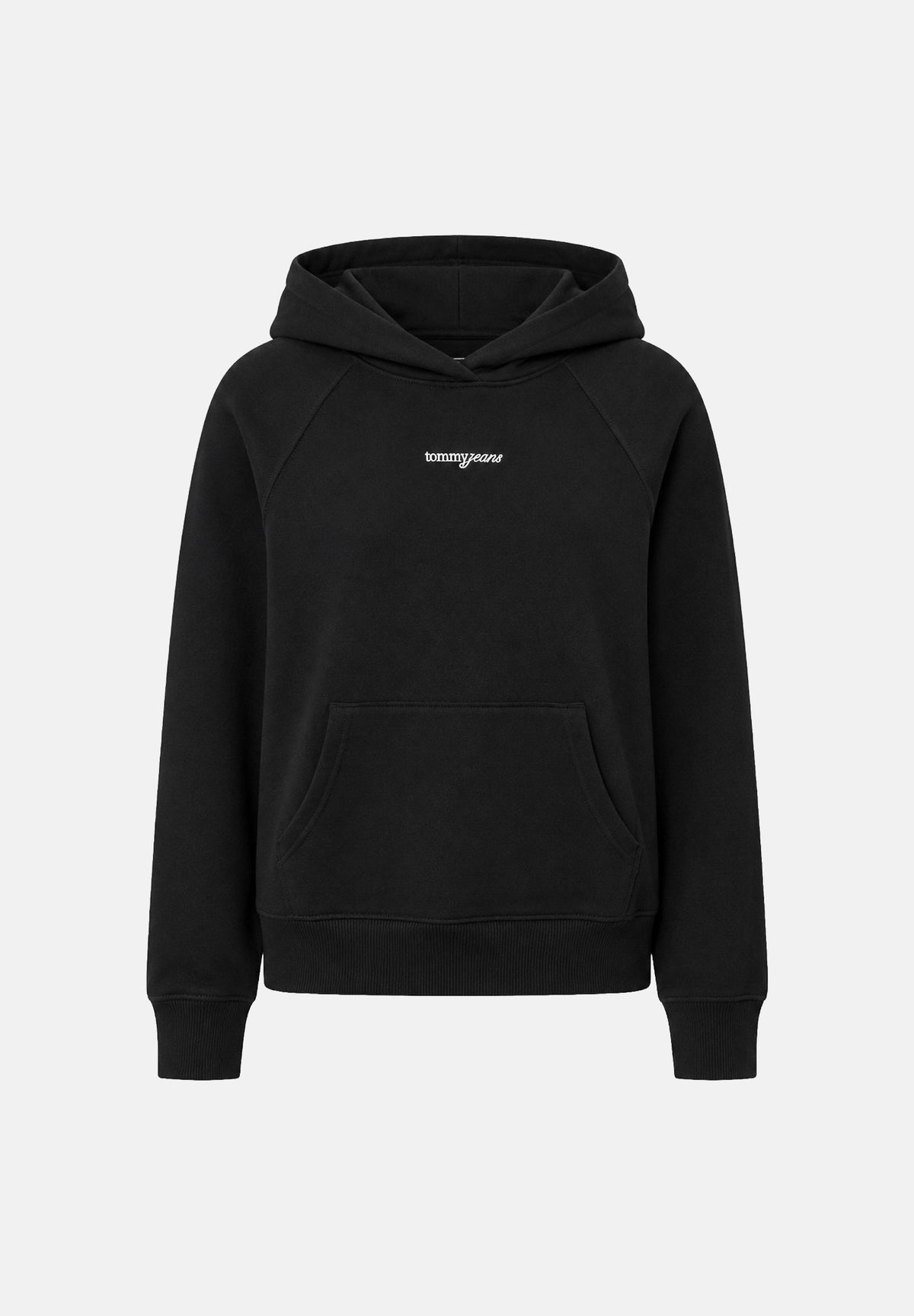 TOMMY JEANS Felpa con cappuccio HOODIE nera da donna <BR/> DW0DW22825 BDS TOMMY JEANS