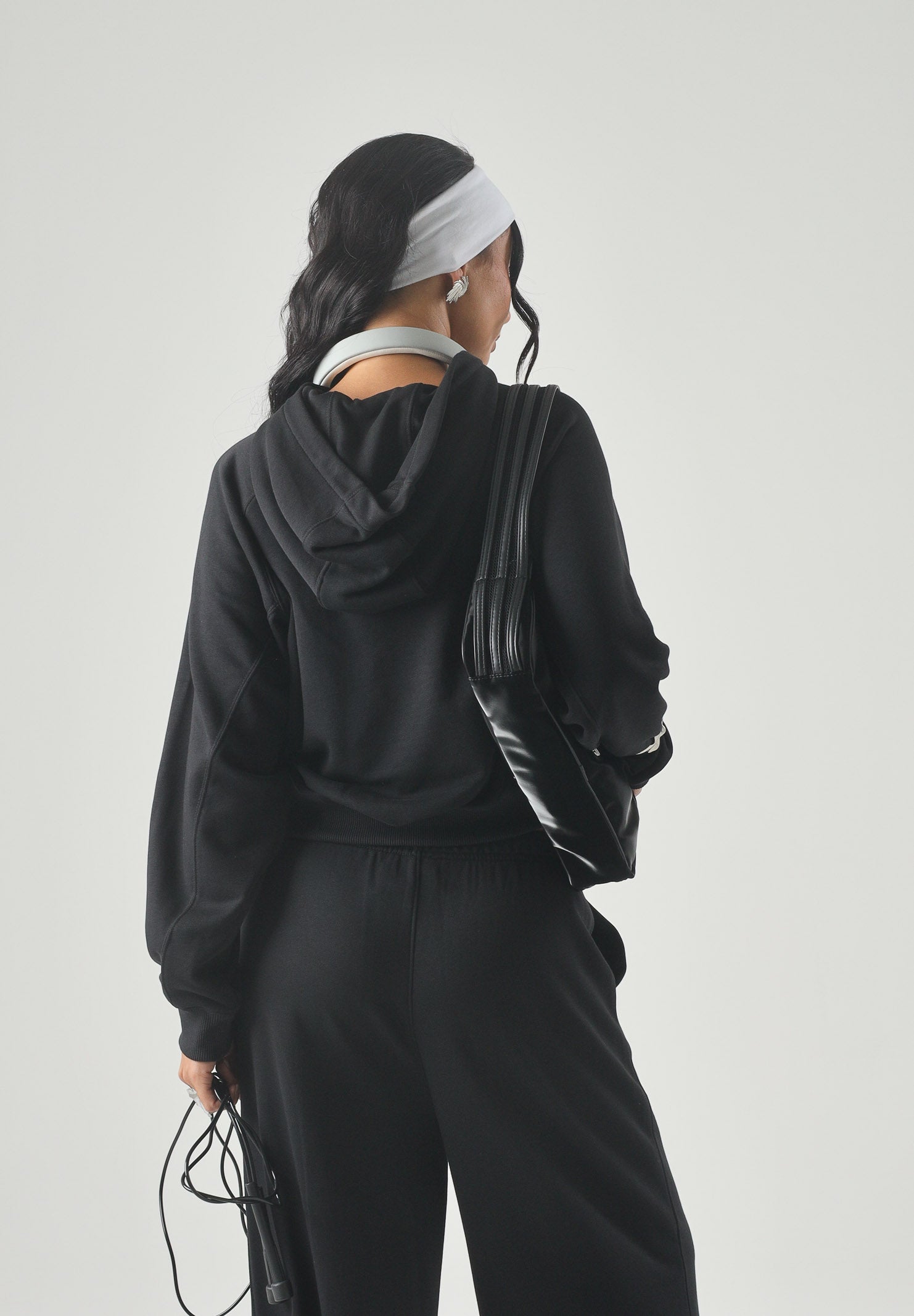 TOMMY JEANS felpa con cappuccio Script Raglan Hoodie colore brand Black nero da donna DW0DW22825 BDS TOMMY JEANS